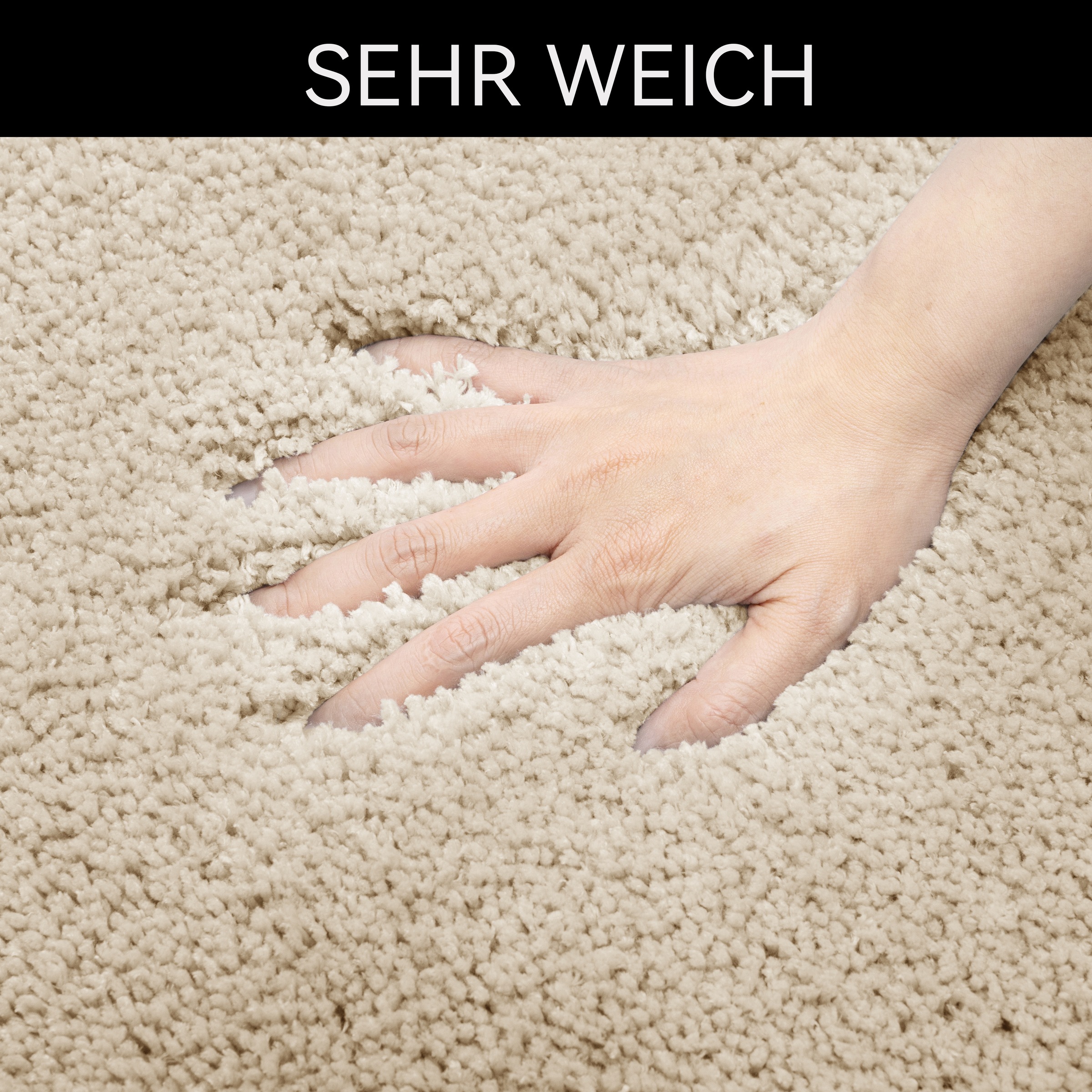 OTTO home Badematte »Sanremo Premium, Badvorleger, Badezimmer Teppich, Duschvorleger« Höhe 30 mm rutschhemmend beschichtet fußbodenheizungsgeeignet | schnell trocknend Badteppich, unifarben, rechteckig, rund & als 3-tlg. Set erhältlich