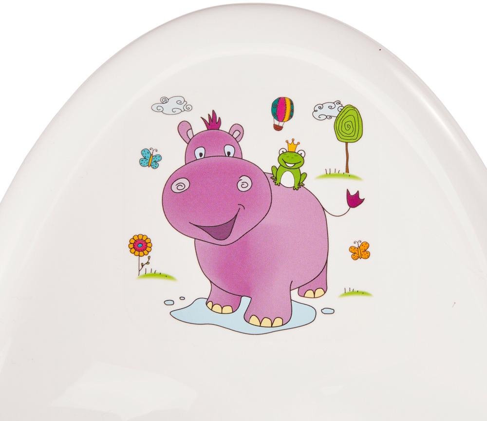 keeeper Töpfchen »Hippo, weiß«, (Set, 3 tlg.), Kinderpflege-Set - Töpfchen, Toilettensitz und Tritthocker