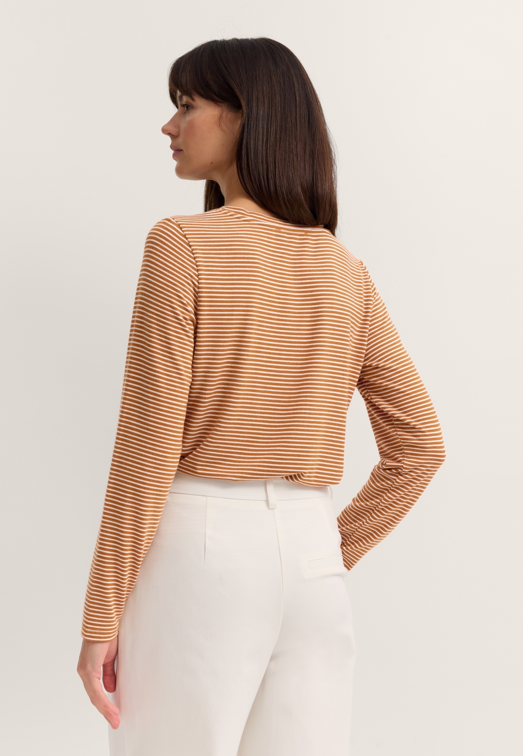 bugatti T-Shirt aus Modal mit Rundhals günstig online kaufen