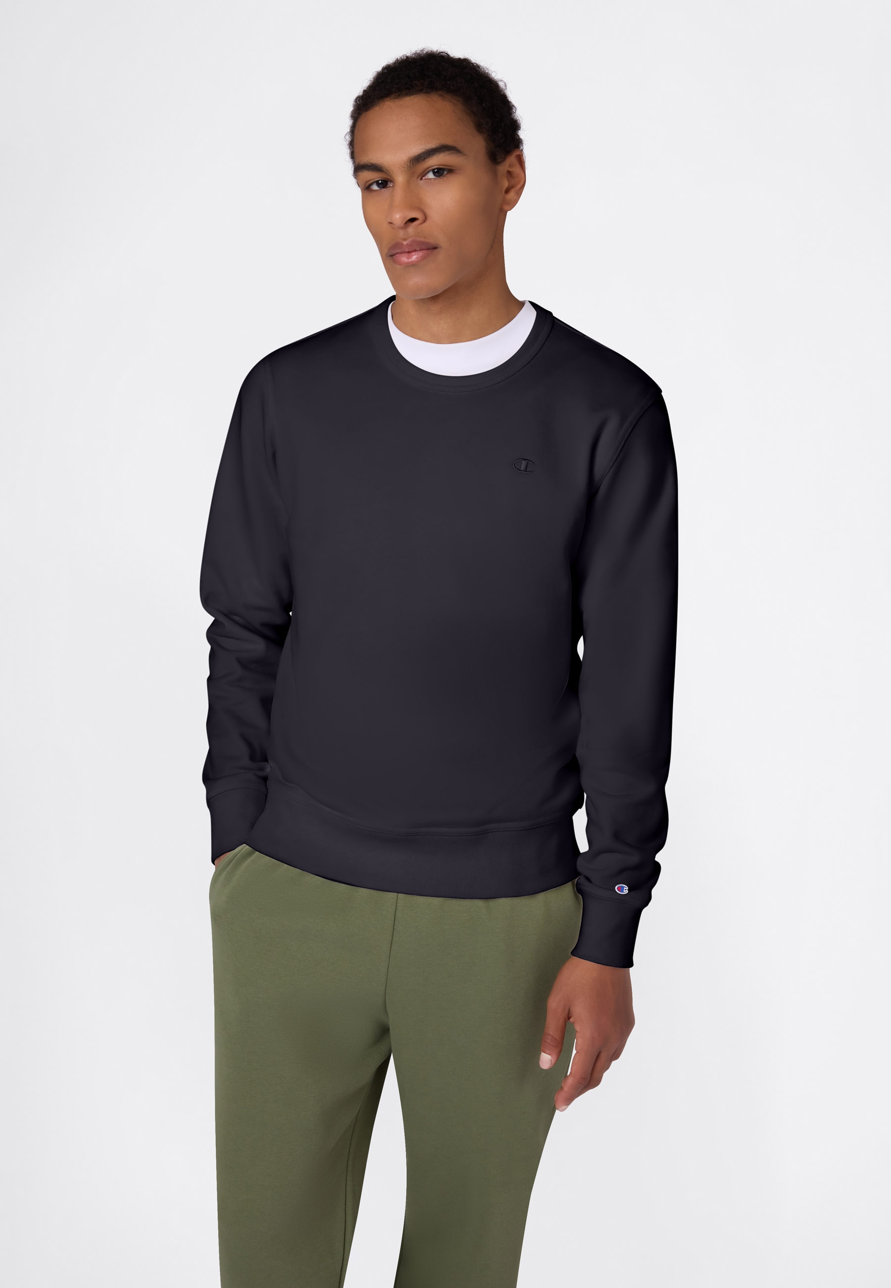 Champion Sweatshirt "ICONS TONAL Terry Crewneck Sweatshirt", aus Baumwolle und Polyester