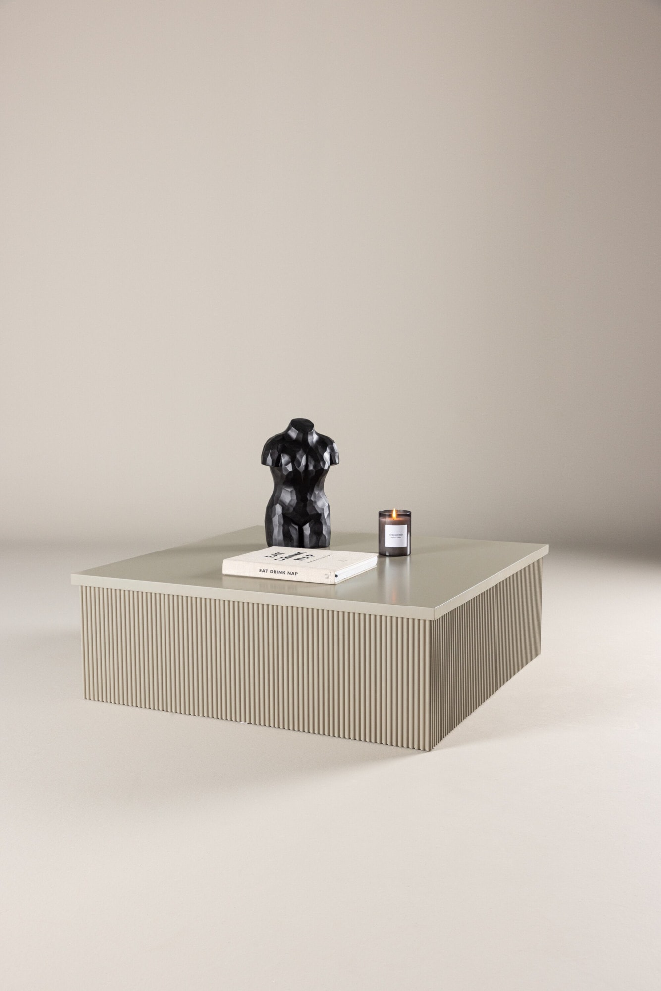 Venture Home Couchtisch Sofatisch, MDF, quadratisch, niedrig, geräumig, einladend