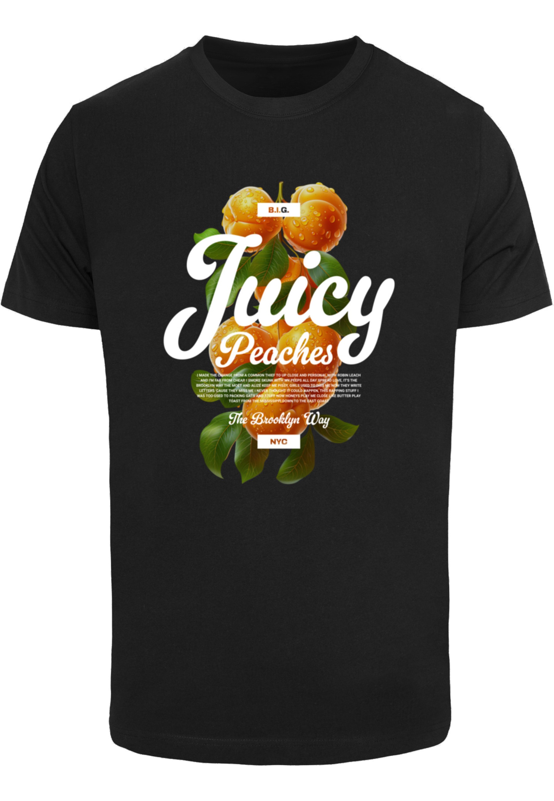 MisterTee T-Shirt "MisterTee Delicious Peaches Tee" 1 Stk.