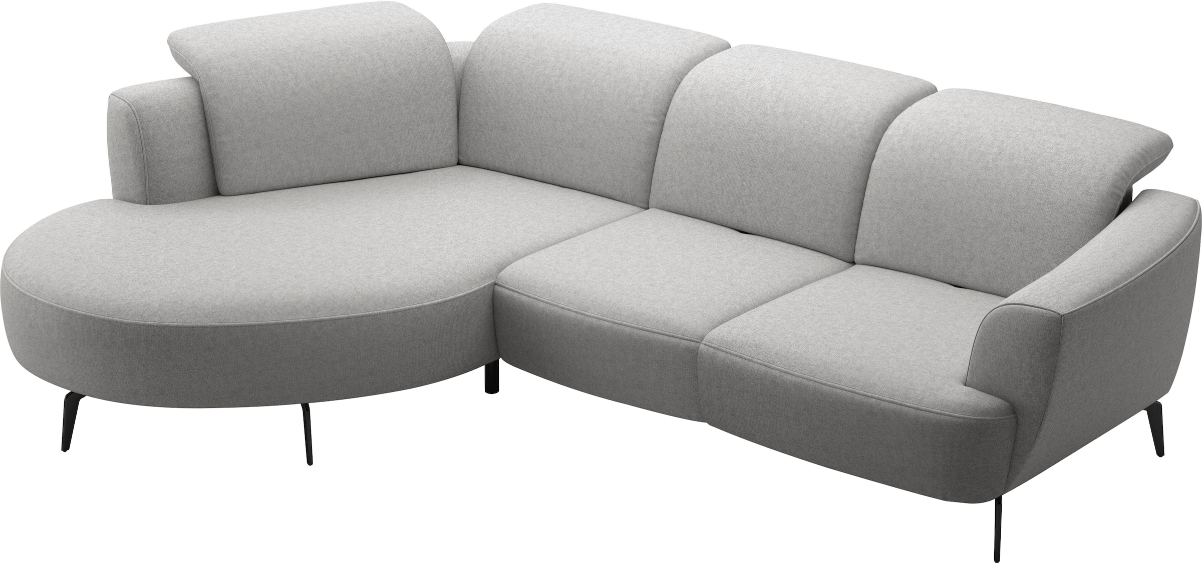 sit&more Ecksofa »Zoe«, ink.Sitztiefenverstellung, wahlweise mit Kopfteilverstellung