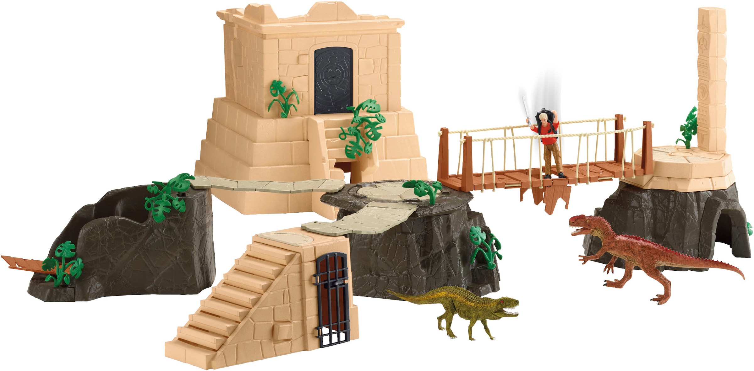 Schleich® Spielwelt »DINOSAURS, Dino Tempel-Eroberung Mega-Set (42656)«