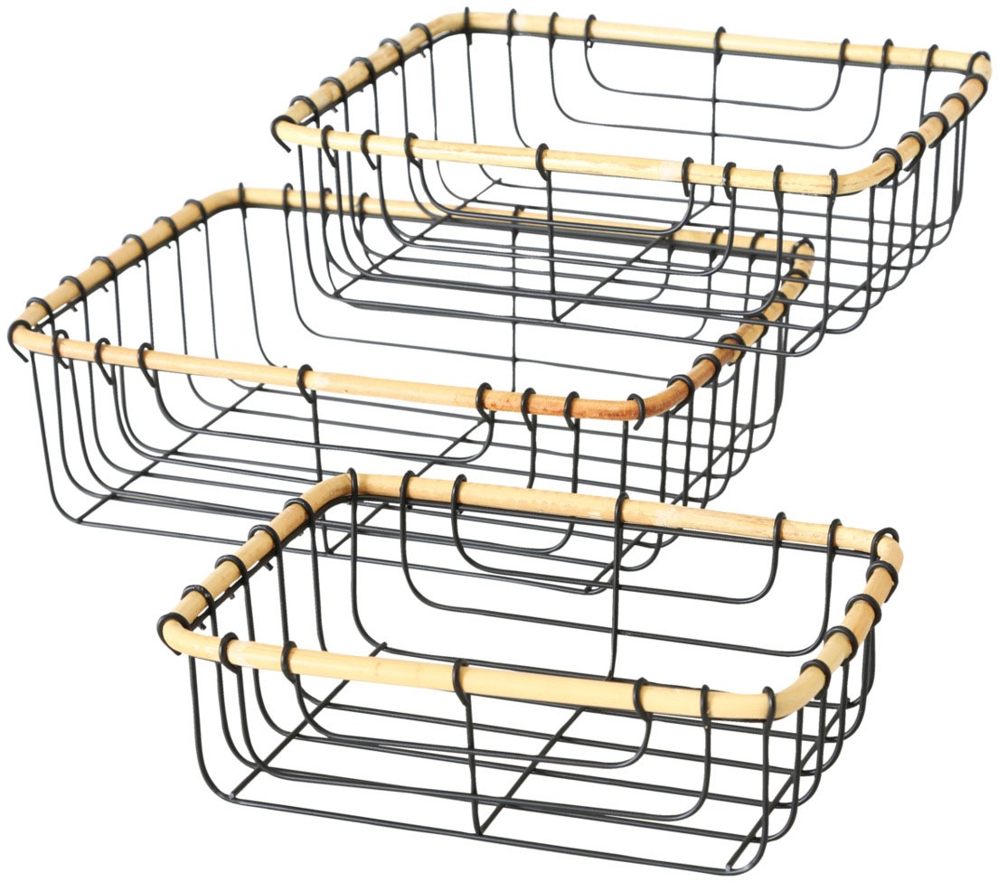 BOLTZE Aufbewahrungskorb »Korb Agora, (3 3 St.) kaufen | tlg.«, BAUR