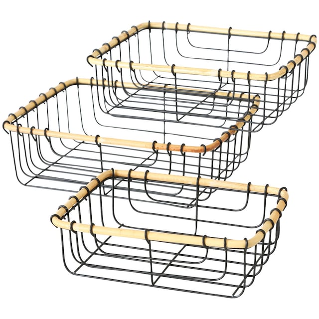 BOLTZE Aufbewahrungskorb »Korb Agora, 3 tlg.«, (3 St.) kaufen | BAUR
