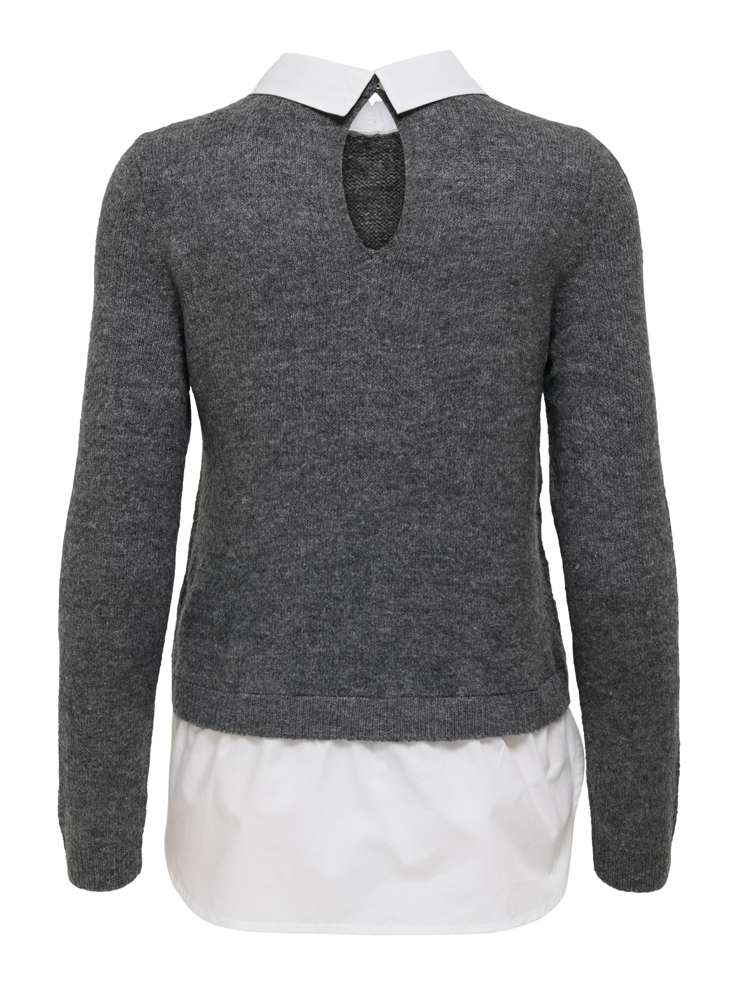 ONLY Strickpullover »ONLDOLLY LS WOVEN MIX PEARL PULL CC KNT«