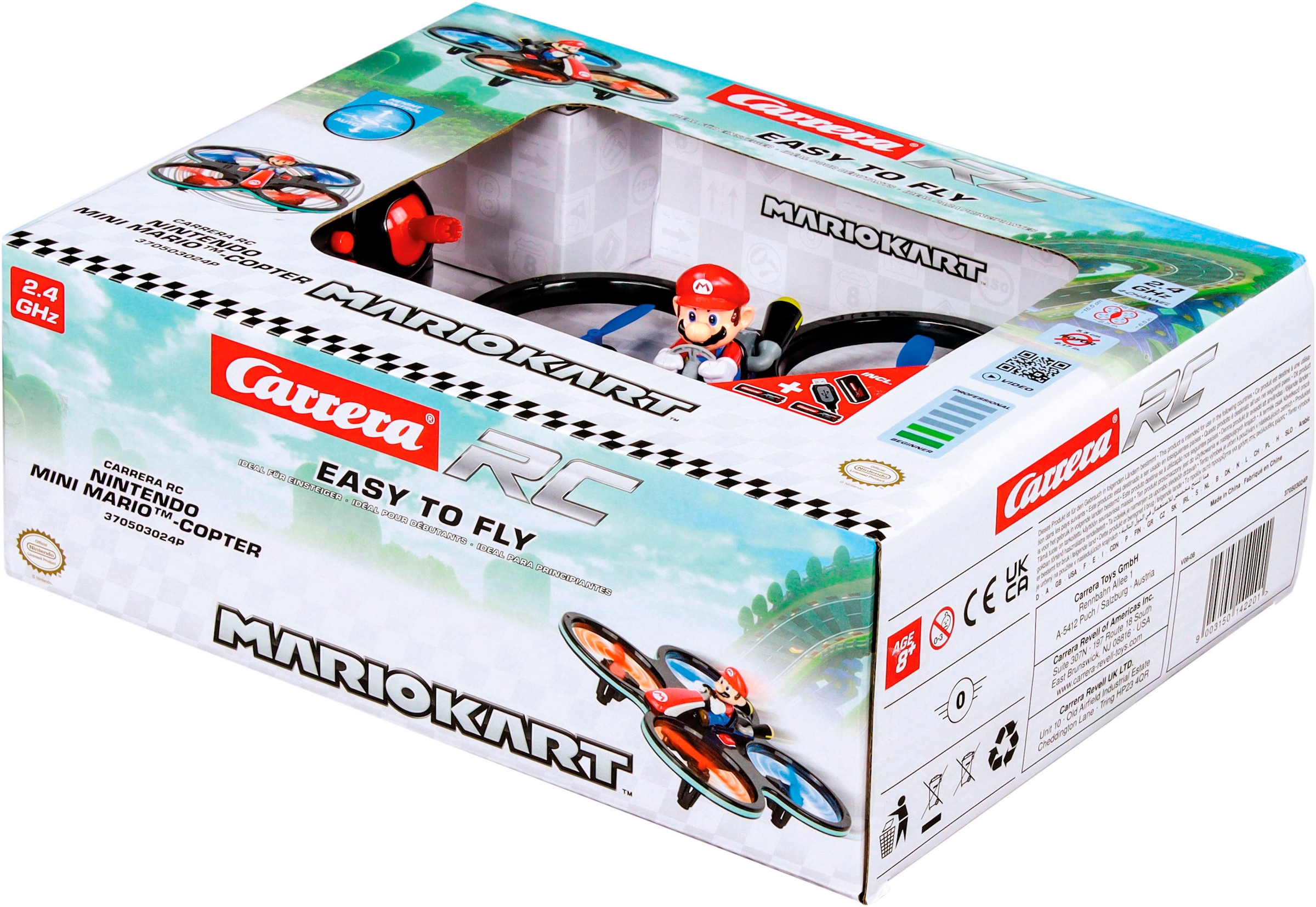 Carrera® RC-Quadrocopter »Carrera® RC, Mini RC Mario-Copter, 2,4 GHz«