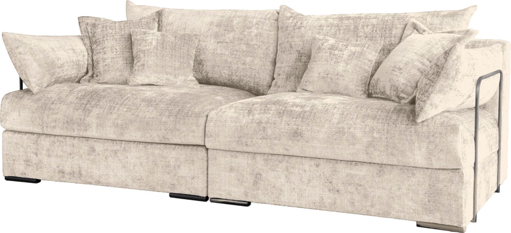 Home affaire Big-Sofa "Casa, Breite 190 cm" Mega-Sofa, in Cord oder Chenill günstig online kaufen