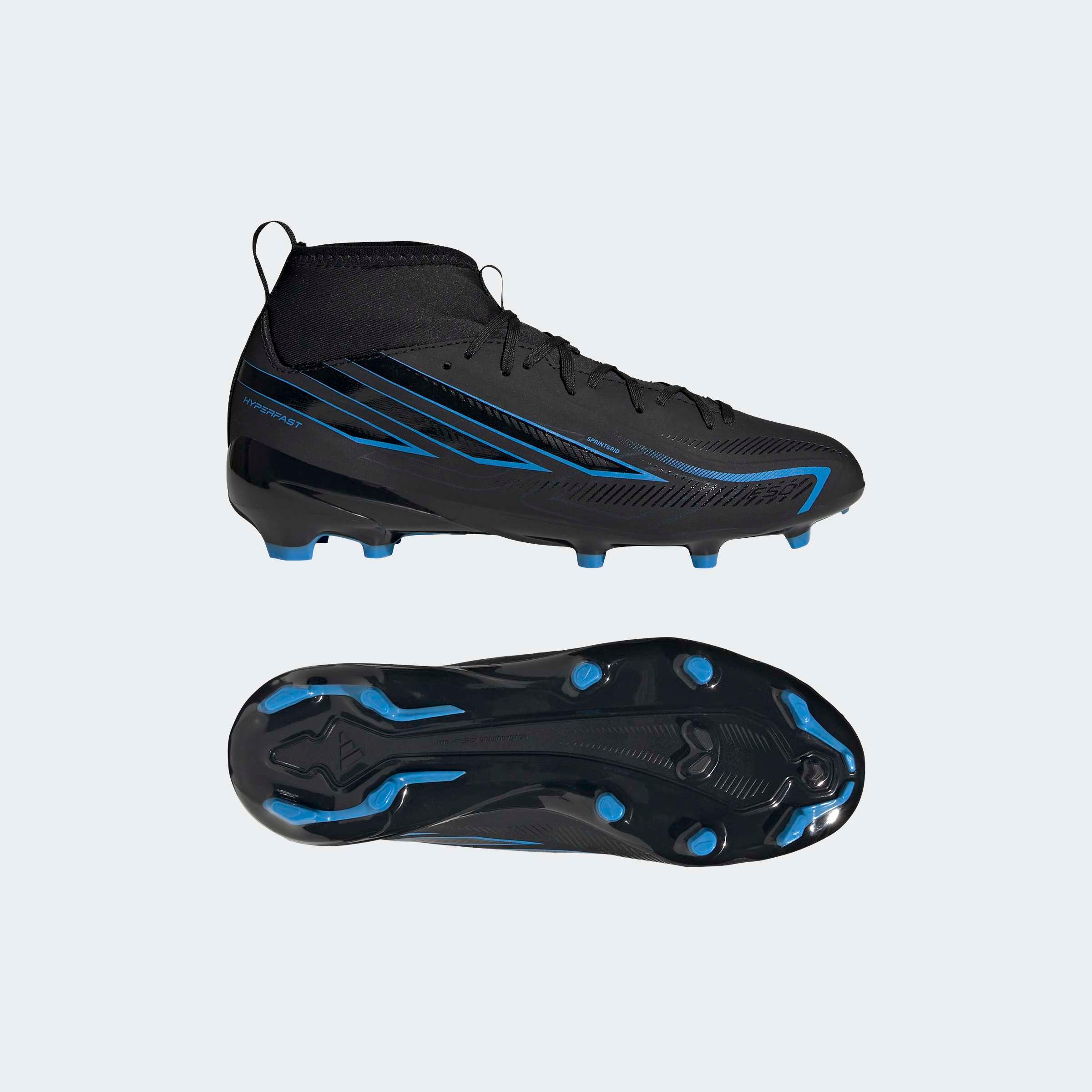 adidas Performance Fußballschuh »F50 HYPERFAST ELITE KIDS , MITTELHOCH, FESTE BÖDEN«  für Rasen und feste Böden, Jugendliche & Kinder, gespielt bei der WM