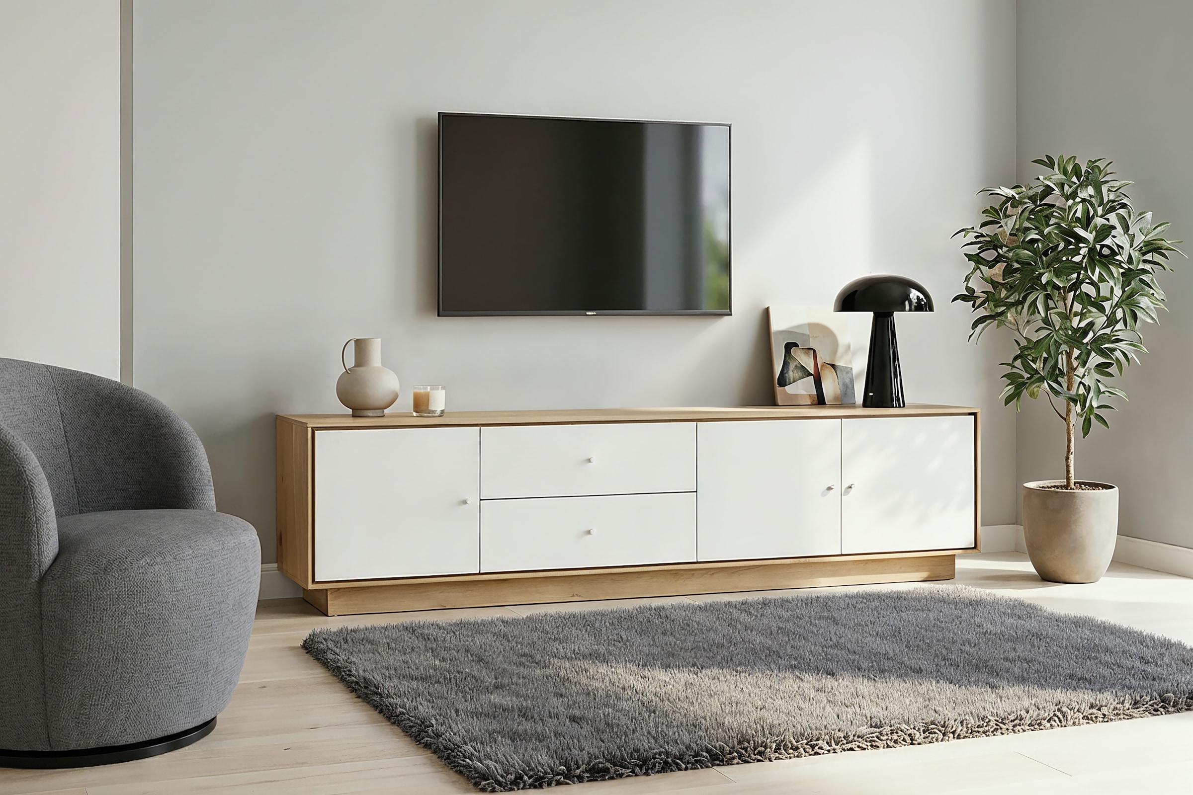 OTTO home TV-Board »Blaire« kratzfeste Melaminoberfläche, ABS-Kanten und FSC-zertifiziertem Holz