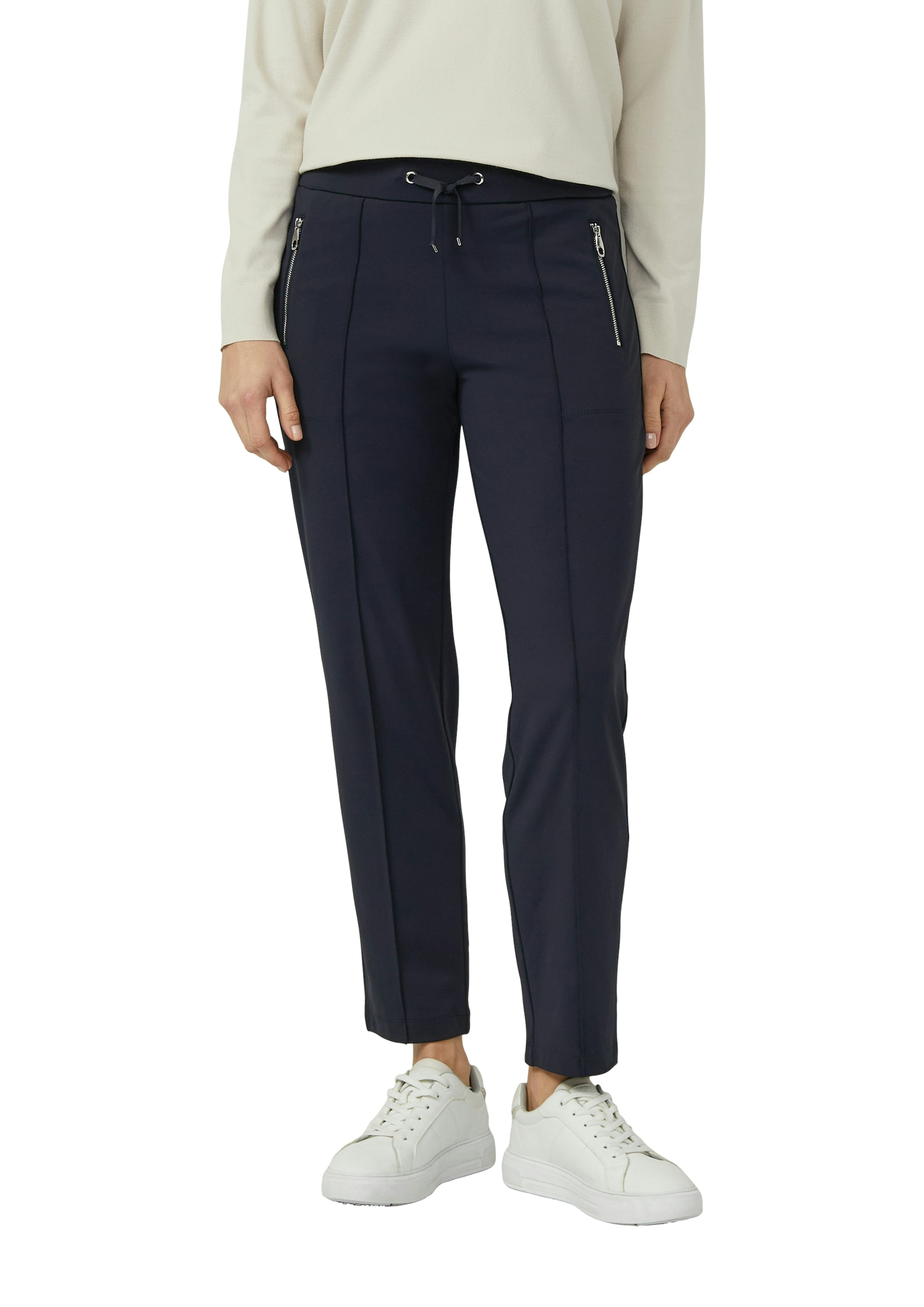 s.Oliver BLACK LABEL Stoffhose  mit Kordelzug