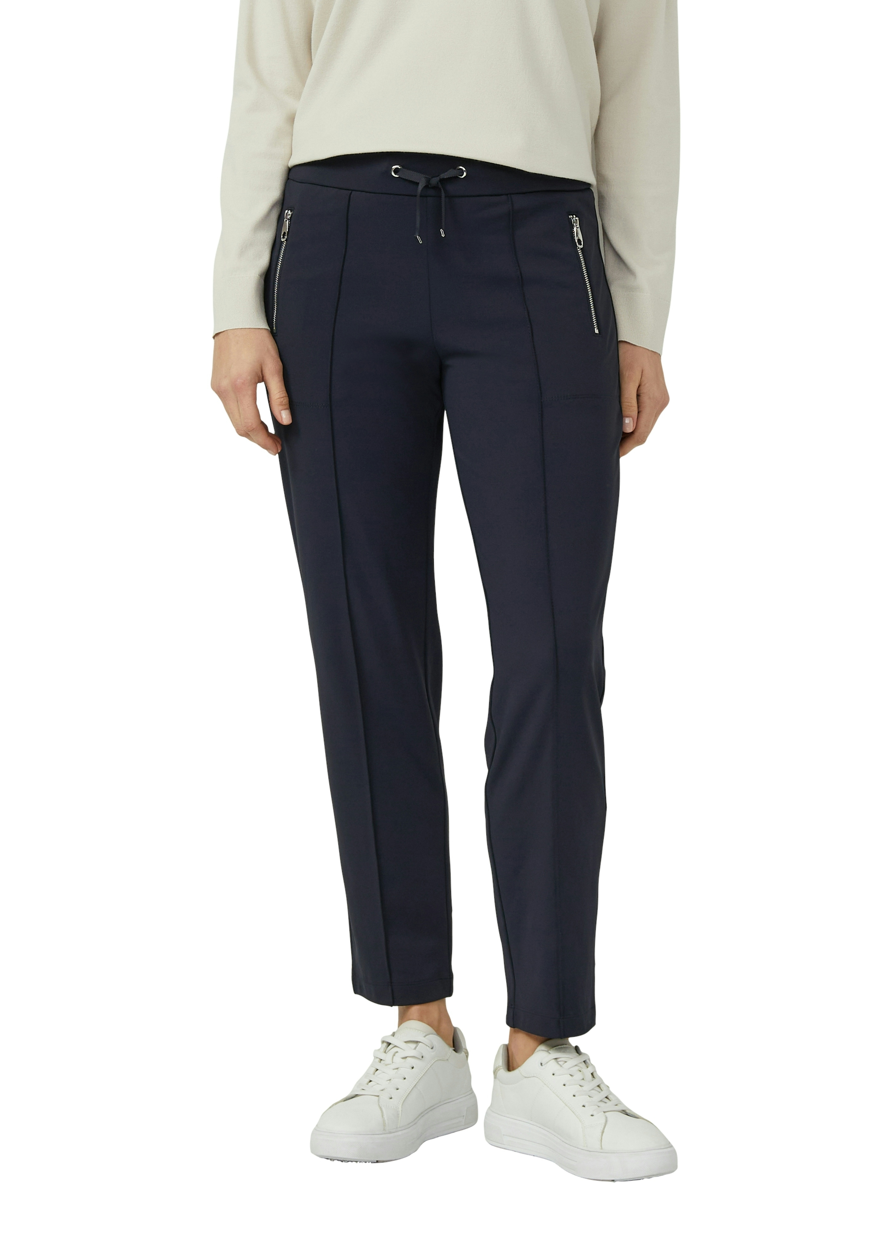 s.Oliver BLACK LABEL Stoffhose mit Kordelzug