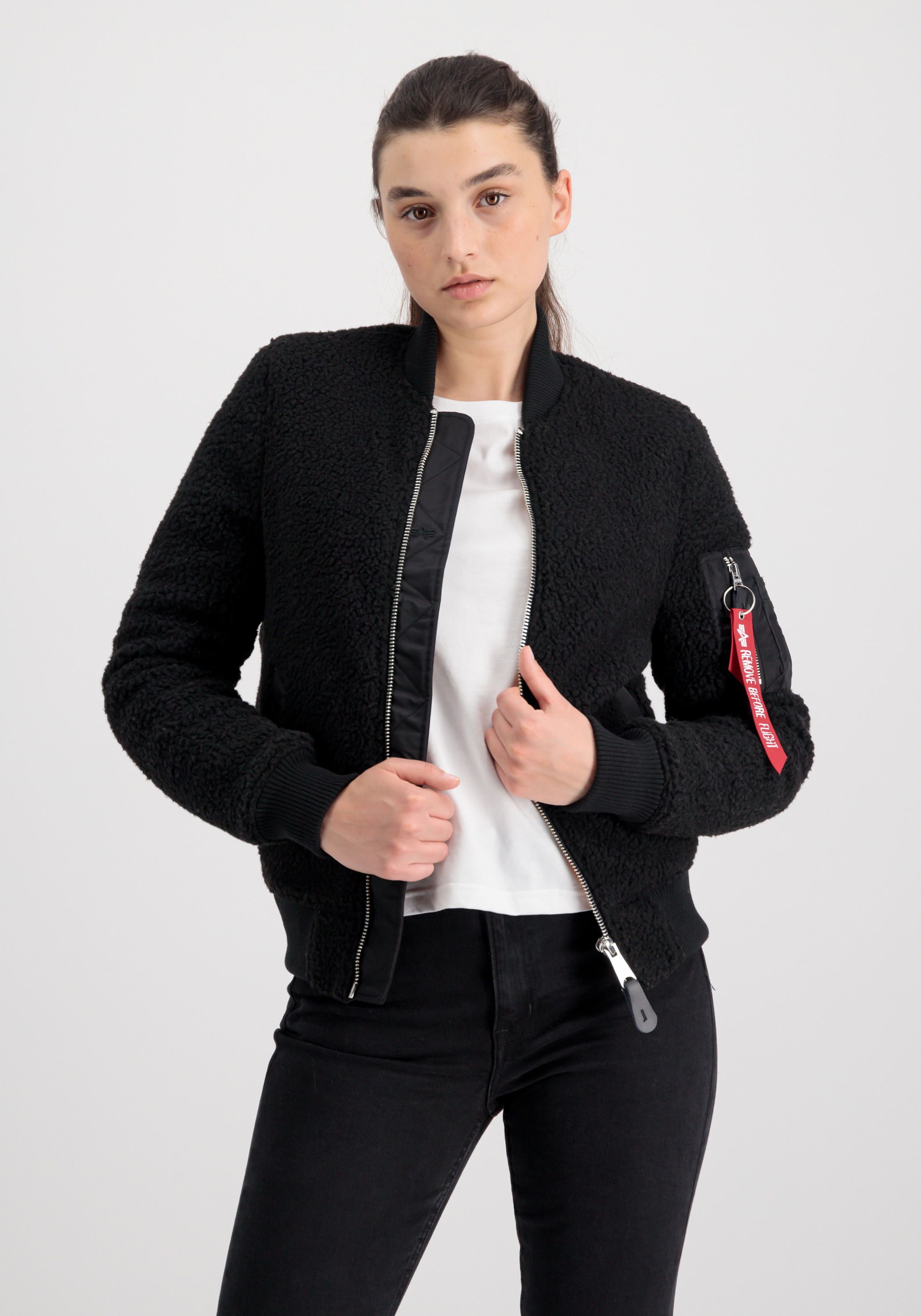 Alpha Industries Bomberjacke "Alpha Industries Women - Bomber Jackets MA-1 VF Teddy Wmn"