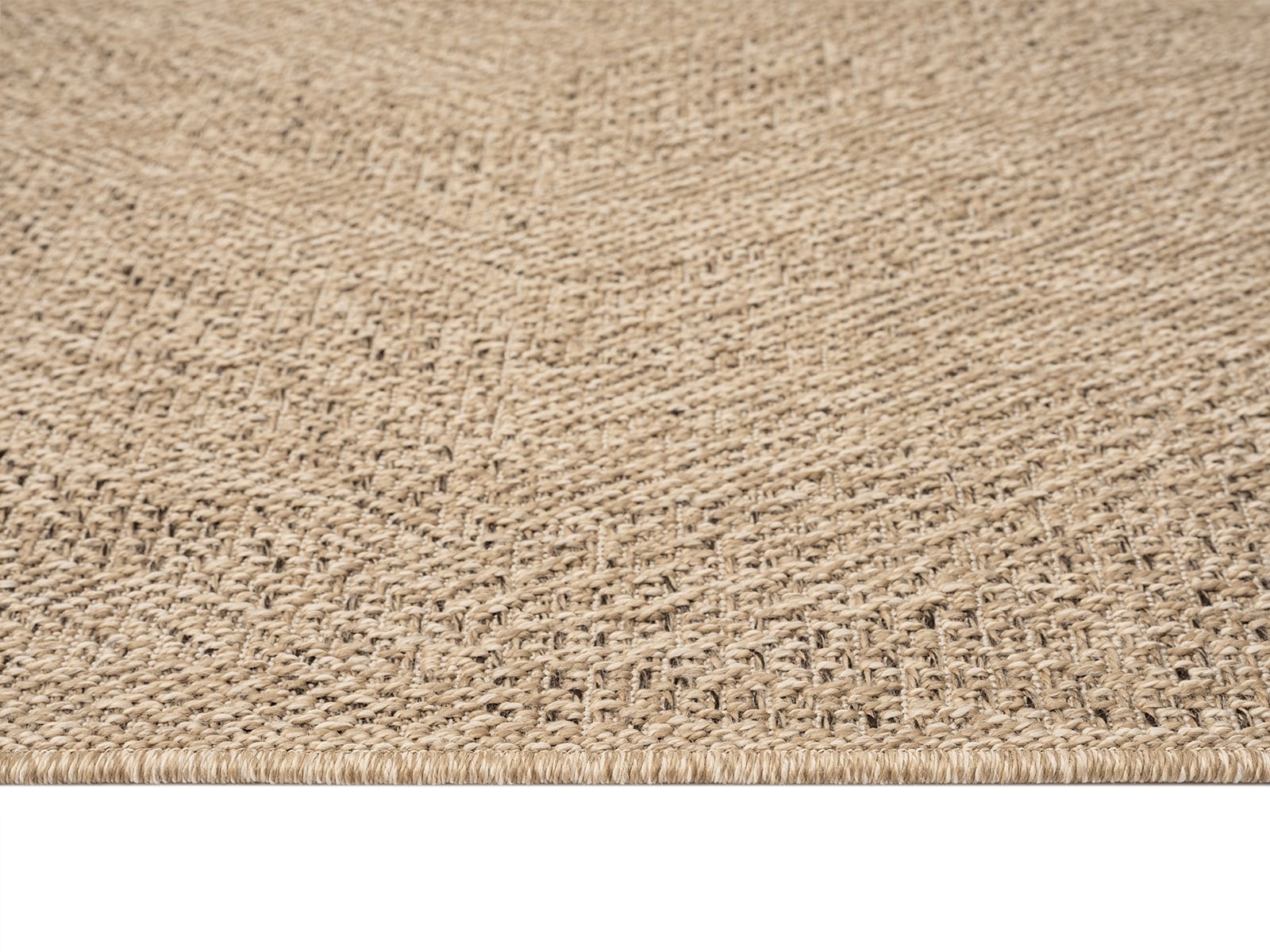 the carpet Teppich »Kansas«, rechteckig, 1 mm Höhe, moderner robuster In und Outdoor Teppich Jute Look