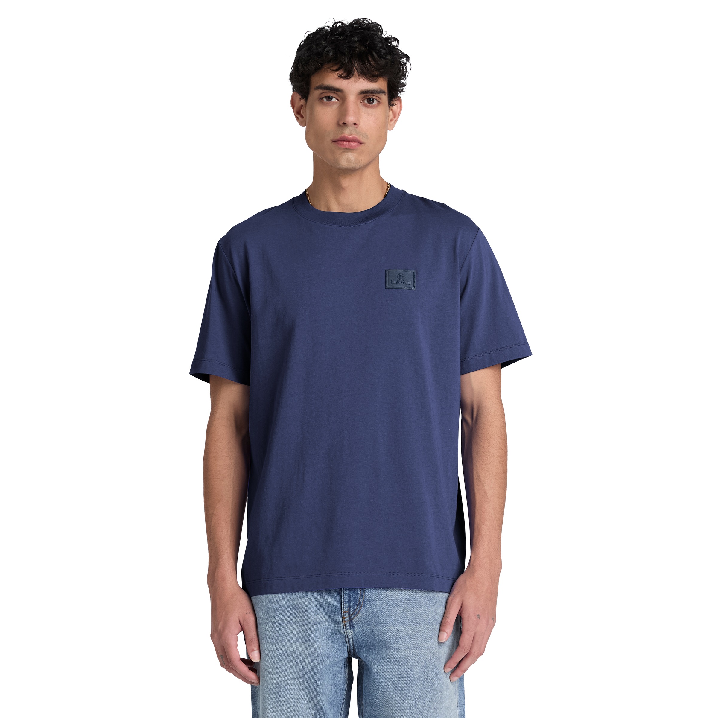 Timberland T-Shirt "Silicon Badge SS Tee" aus Baumwolle, in den Größen S bis XXXL