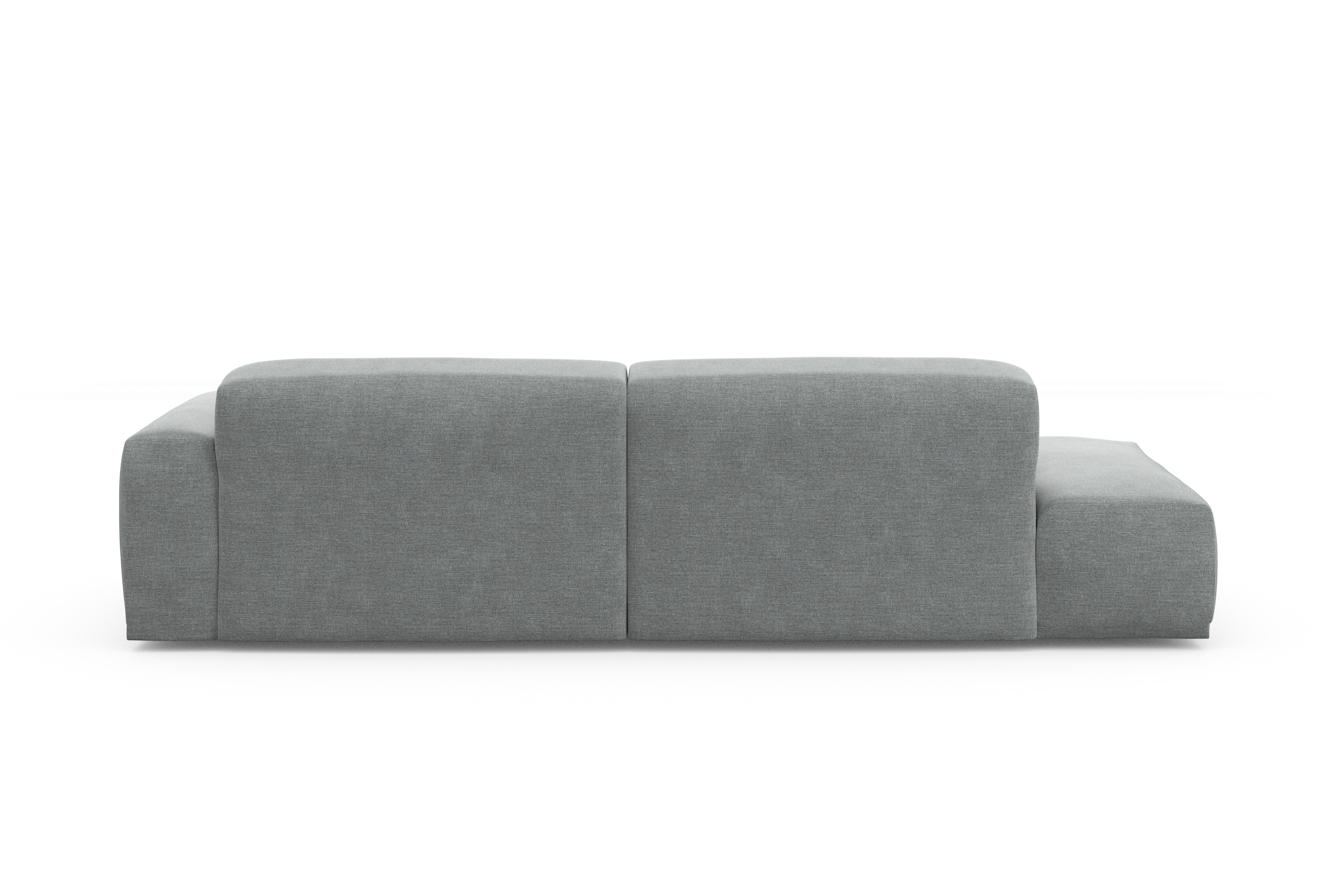 TRENDMANUFAKTUR Ecksofa Braga, aus 2 Teilen, moderner Cord-Stoff