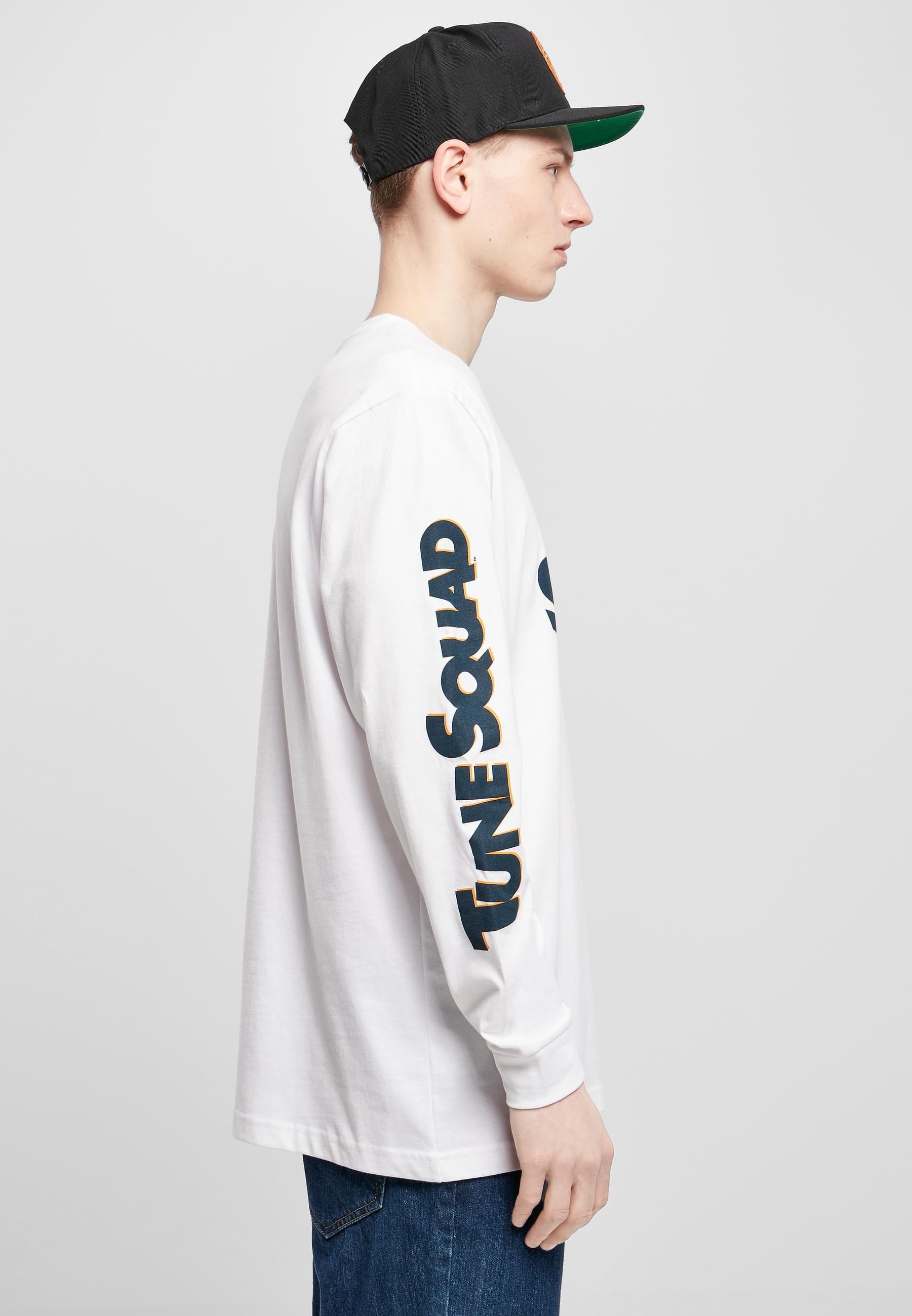 MisterTee Langarmshirt »MisterTee Herren Space Jam Taz Pose Longsleeve«, (1 tlg.)