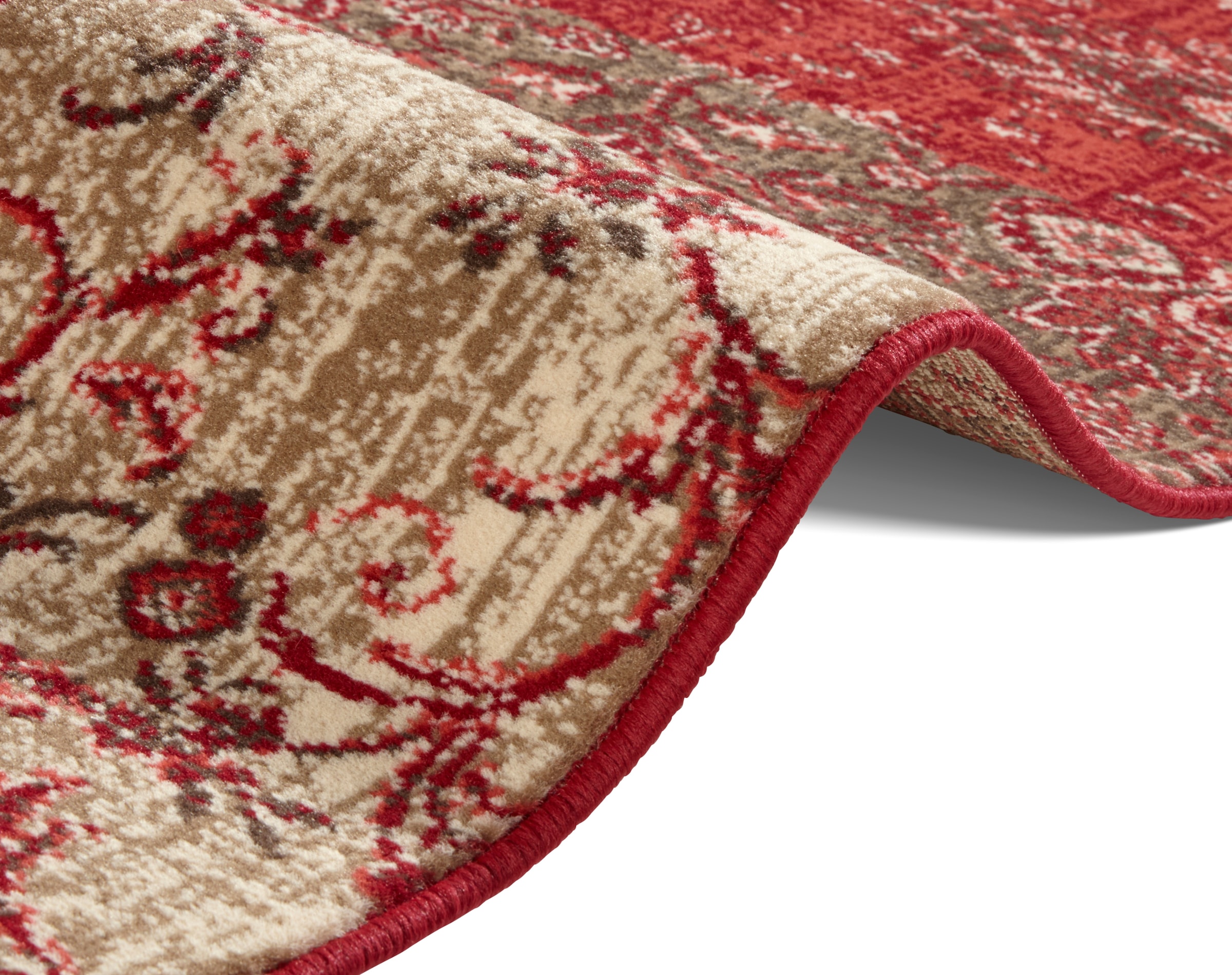 HANSE Home Teppich »Kirie«, rechteckig, 9 mm Höhe, Patchwork, Kurzflor, Teppichläufer, Modern, Vintage, Wohnzimmer, Flur