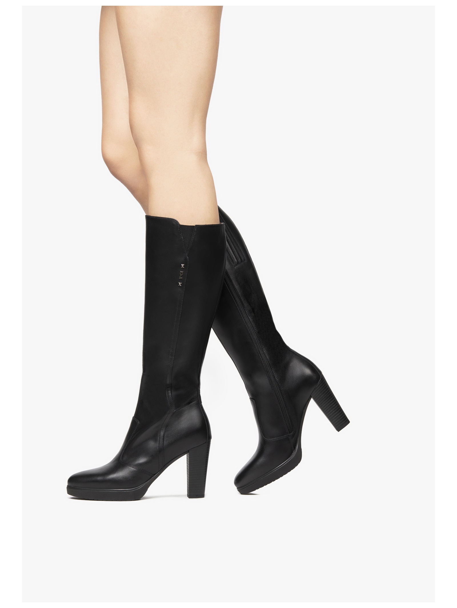 Nero Giardini High-Heel-Stiefel »Nero Giardini Stiefel Leder«