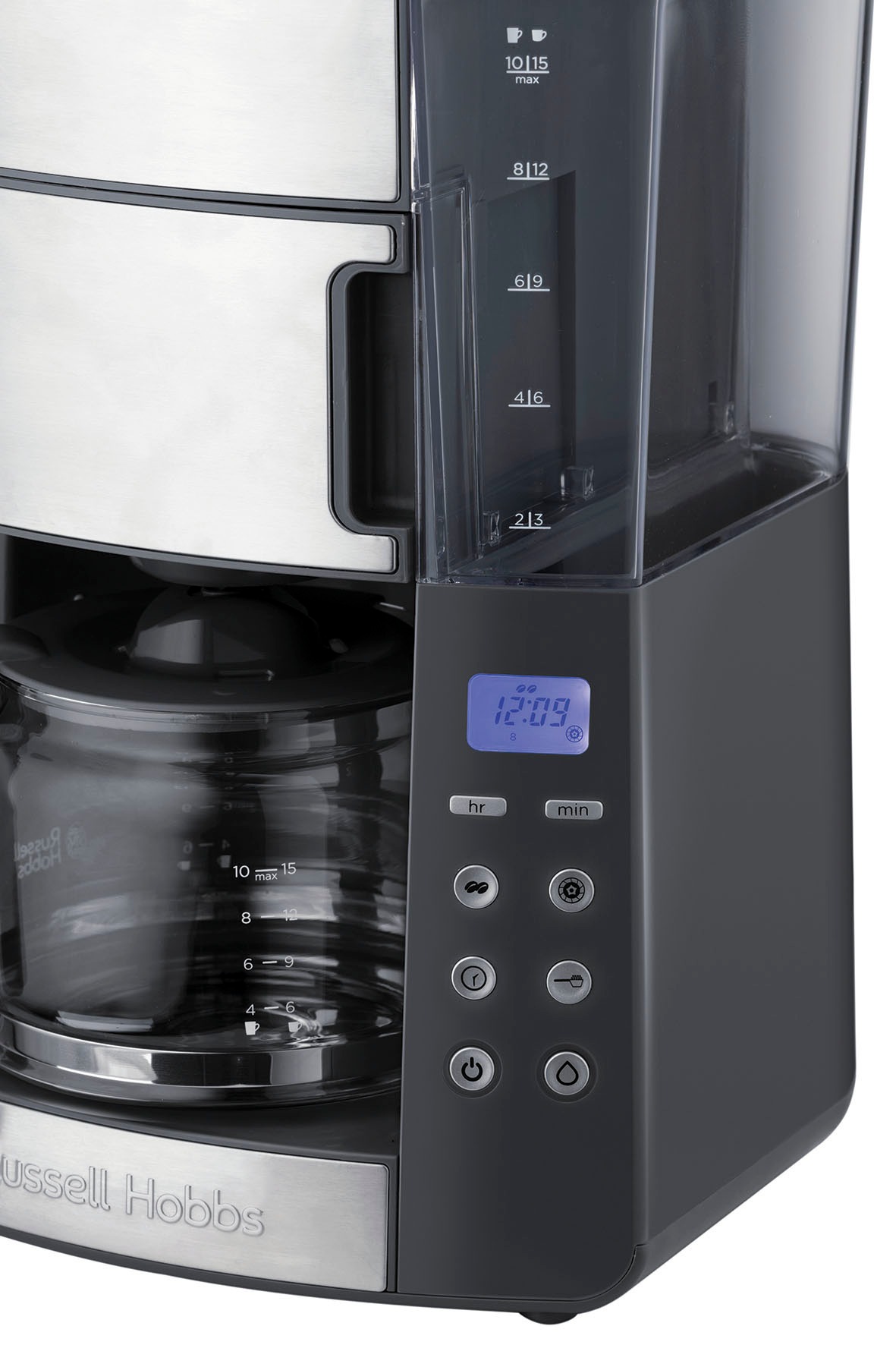 RUSSELL HOBBS Kaffeemaschine mit Mahlwerk "Grind & Brew 25610-56" 1,25 l Ka günstig online kaufen