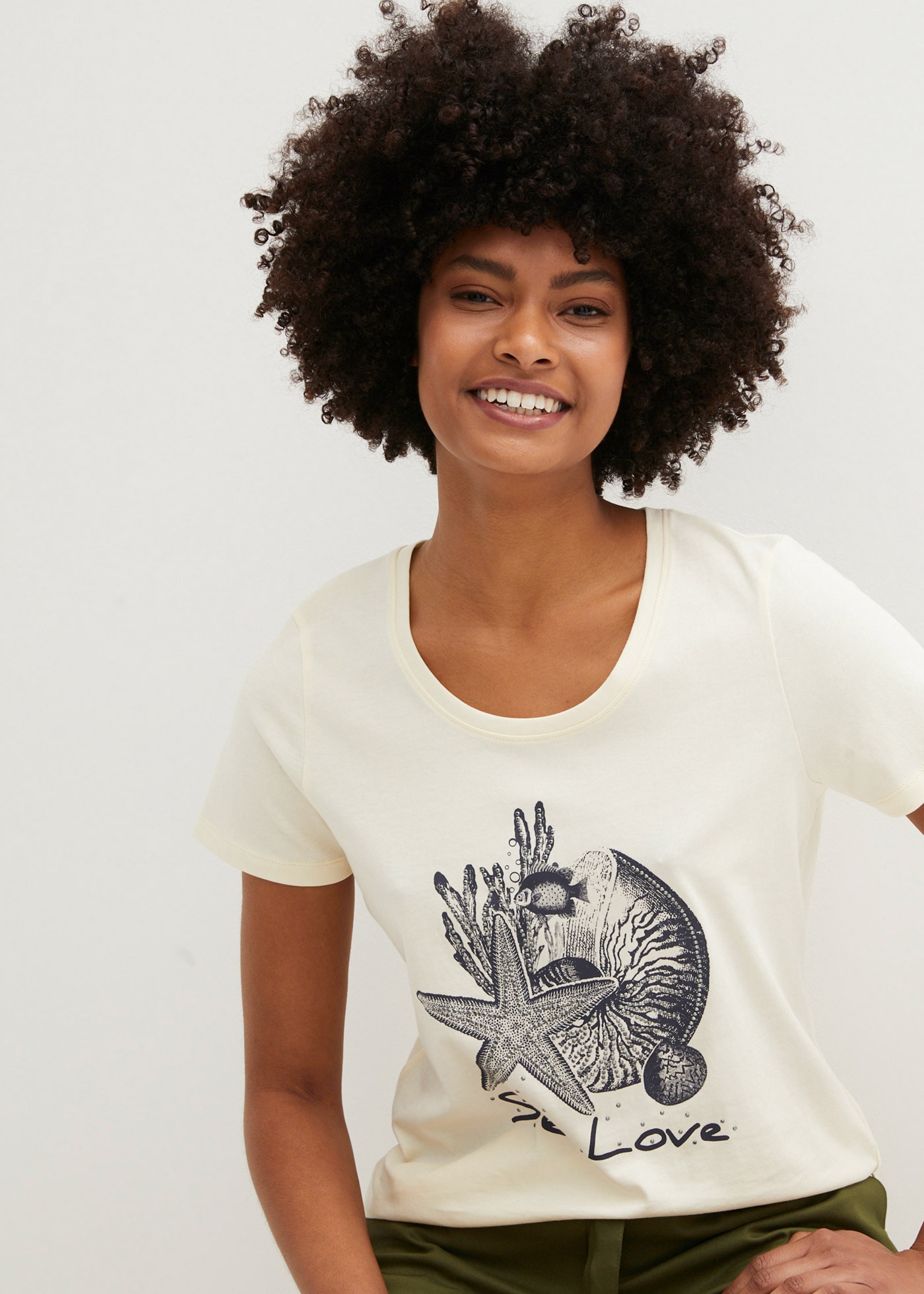 bonprix T-Shirt "T-Shirt Sea Love" T-Shirt Sea Love günstig online kaufen