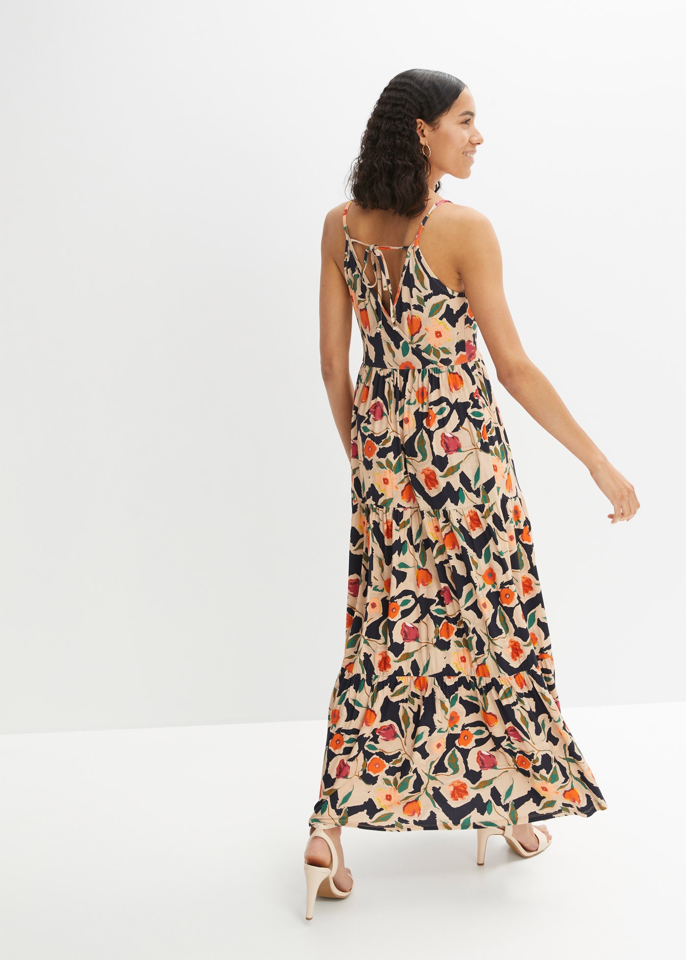 bonprix Maxikleid "Maxikleid aus softem Viskose-Mix" für eleganten Look, au günstig online kaufen