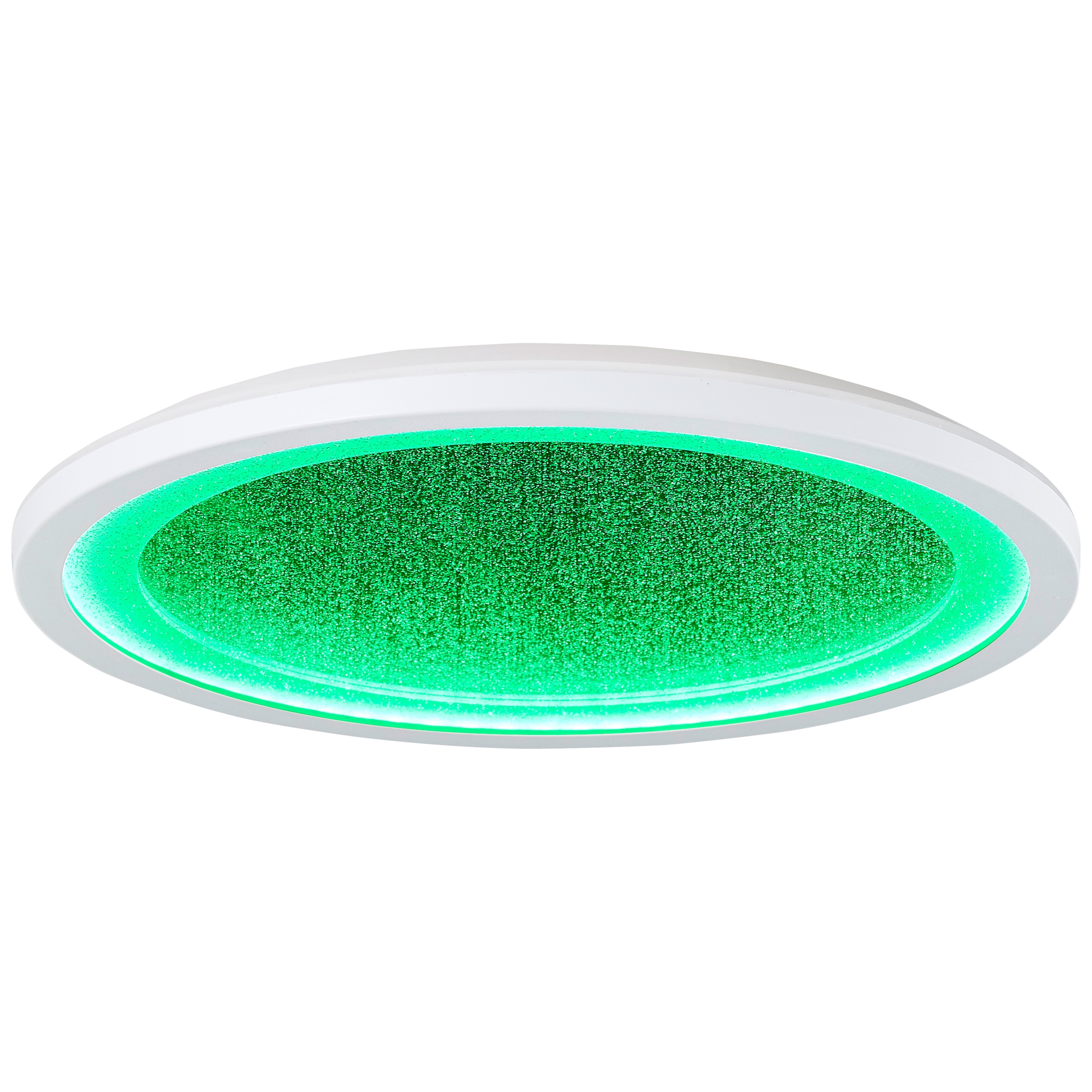 BreLight LED Deckenleuchte »Tanida«, LED-Deckenlampe, Glitzereffekt, RGB, dimmbar, 2200lm, 3000-6500K, weiß