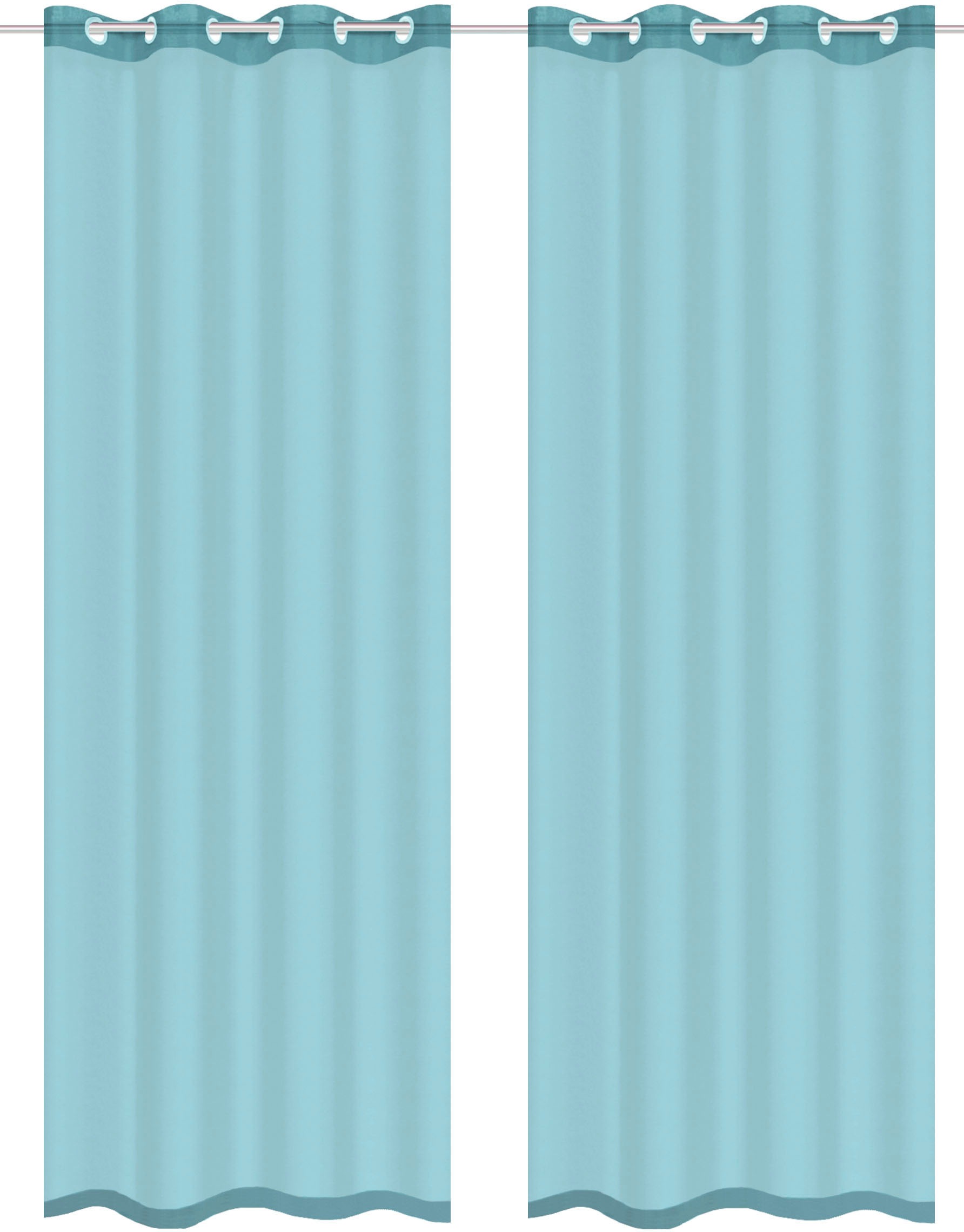 Home Basics Vorhang »DOLLY«, (2 St.), 2er Pack Ösenschal DOLLY