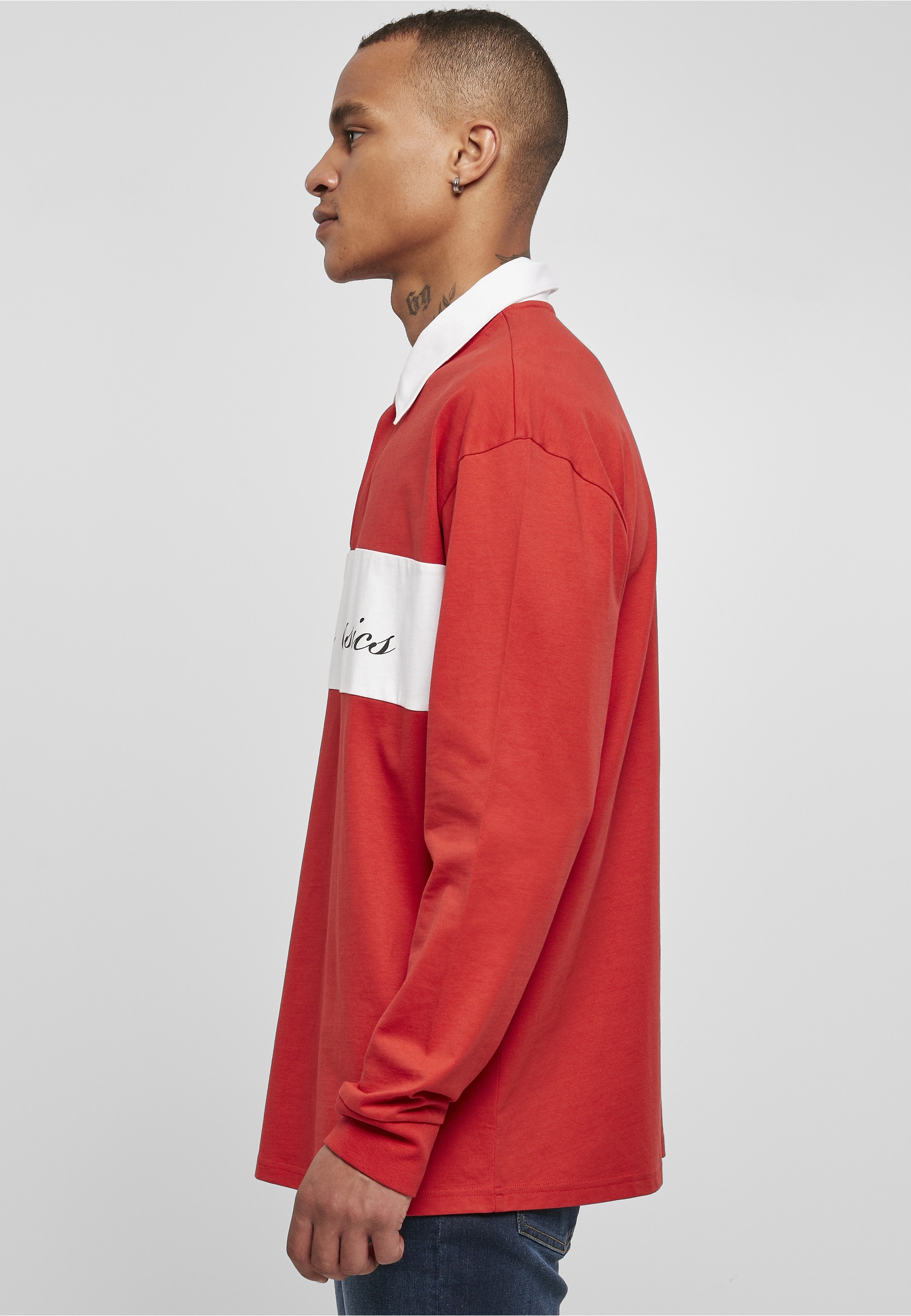 URBAN CLASSICS Longsleeve »Urban Classics Herren Oversized Rugby Longsleeve« 1 Stk.