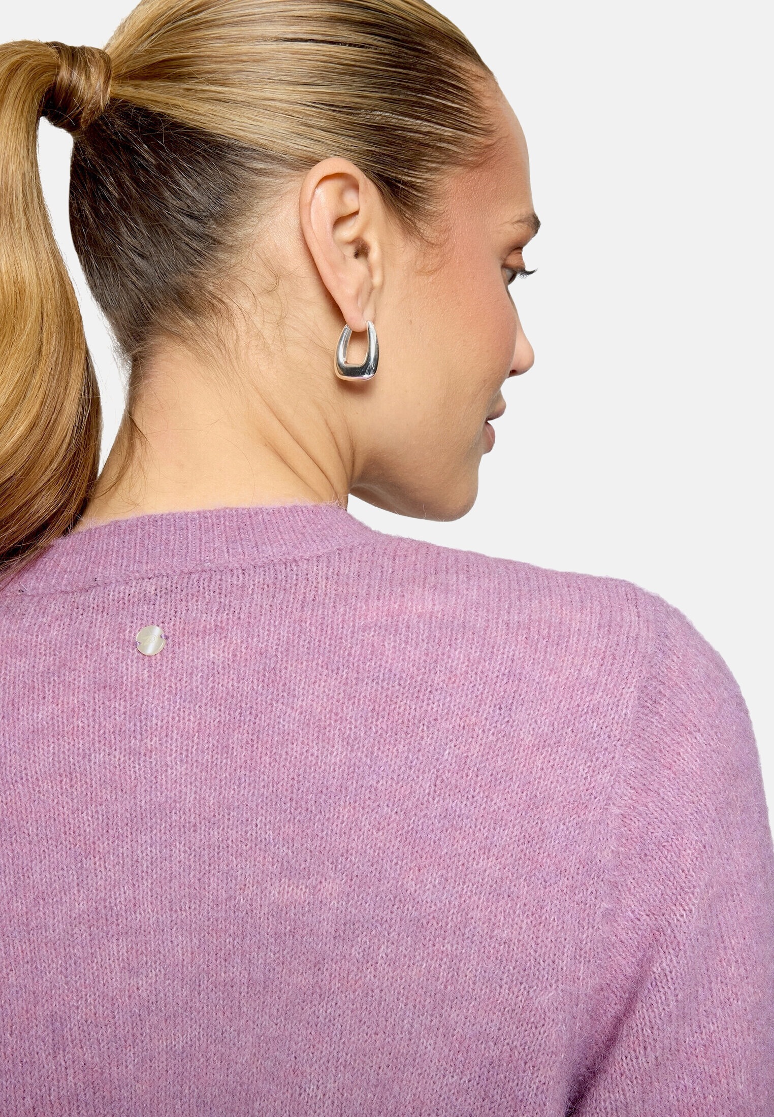 Zero Strickjacke »Damen 3/4 Arm und Knöpfe« 1 Knopfleiste