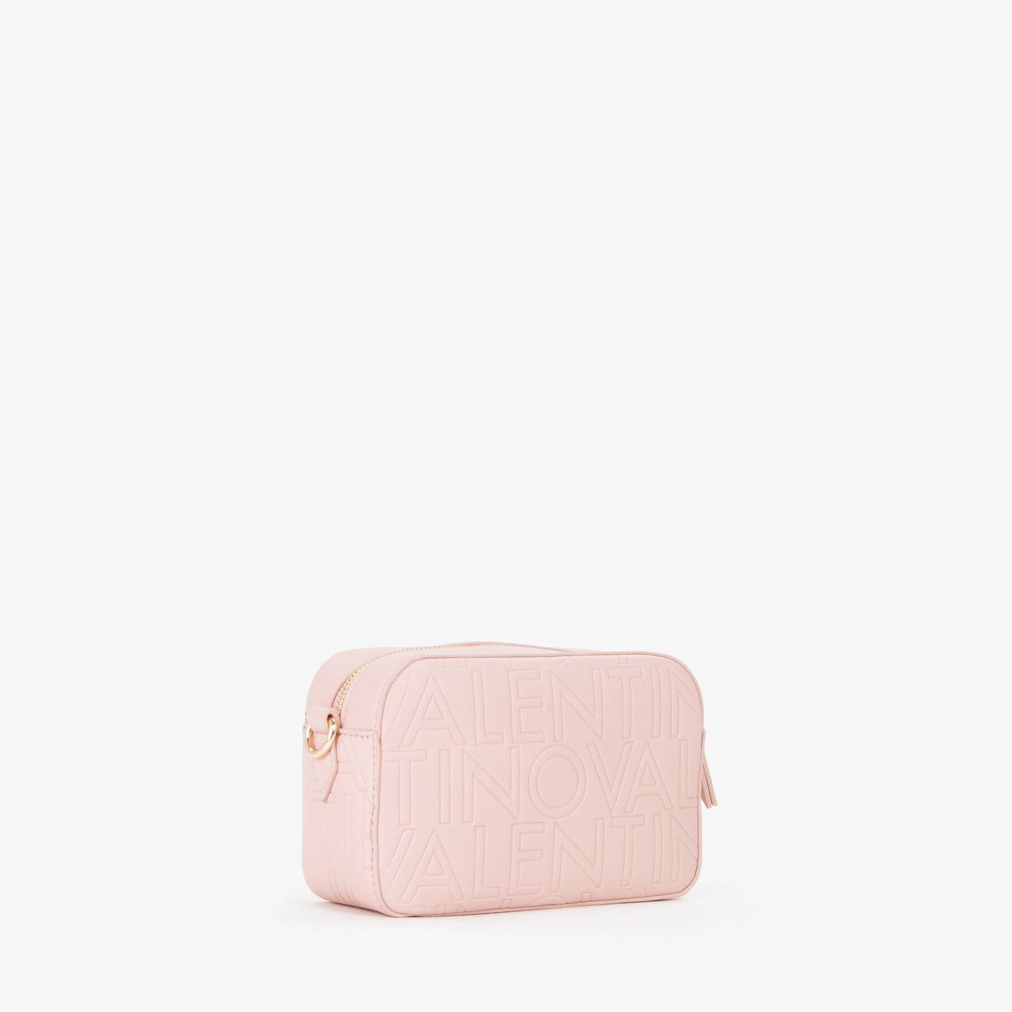 Mini Bag VALENTINO BAGS "PANSY", Damen, Gr. B/H/T: 20cm x 13,5cm x 5cm, rosa, Lederimitat, Taschen, Damen Schultertasche, Handtasche, Umhängetasche mit Logoprägung 3