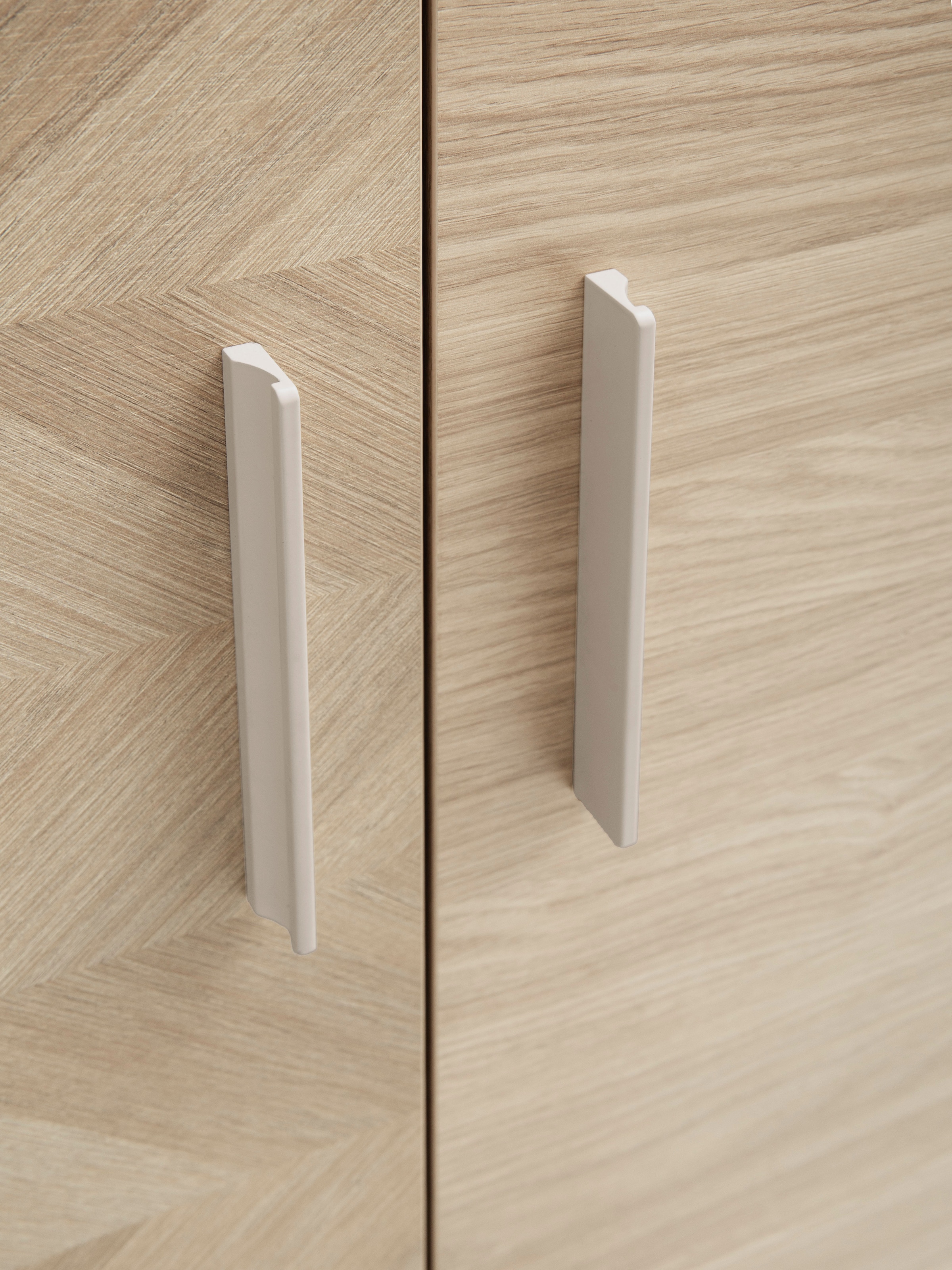 Schildmeyer Aktenschrank »AREZZO, Höhe 150 cm, 2 Türen, Fischgräten Dekor, MADE IN GERMANY« 1 Stk. tlg. Linke Tür in Fischgräten Dekor, MADE IN GERMANY