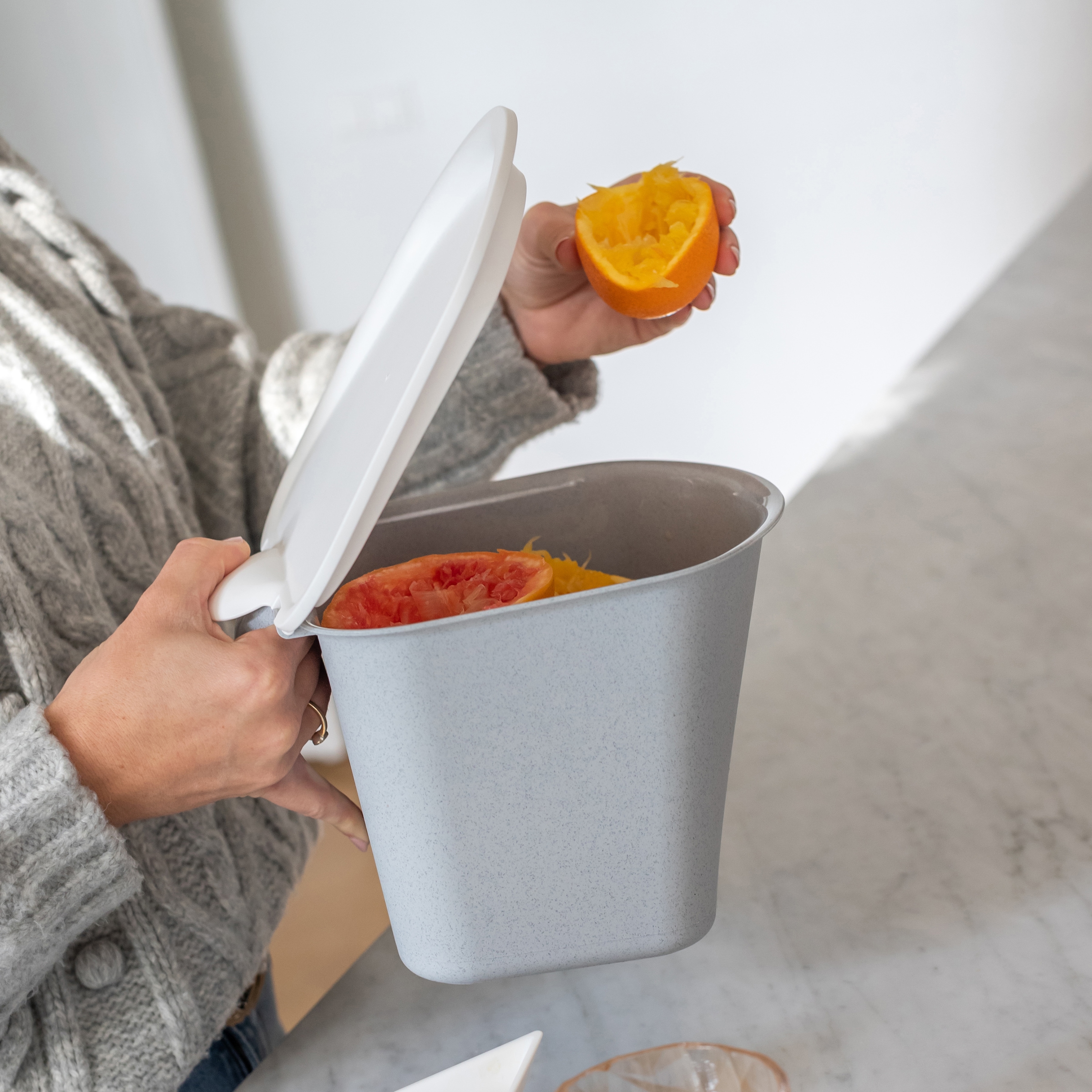 KOZIOL Biomülleimer »BIBO«, 1 Behälter, 100% recycelbar. Melaminfrei, made in Germany