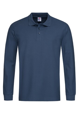 Stedman Langarm-Poloshirt, mit Ton-in-Ton-Knopfleiste kaufen