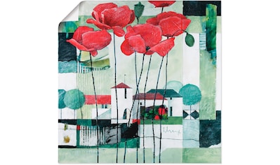 Artland Wandbild »Mohn II«, Blumen, (1 St.), als Leinwandbild, Wandaufkleber  oder Poster in versch. Größen kaufen | BAUR