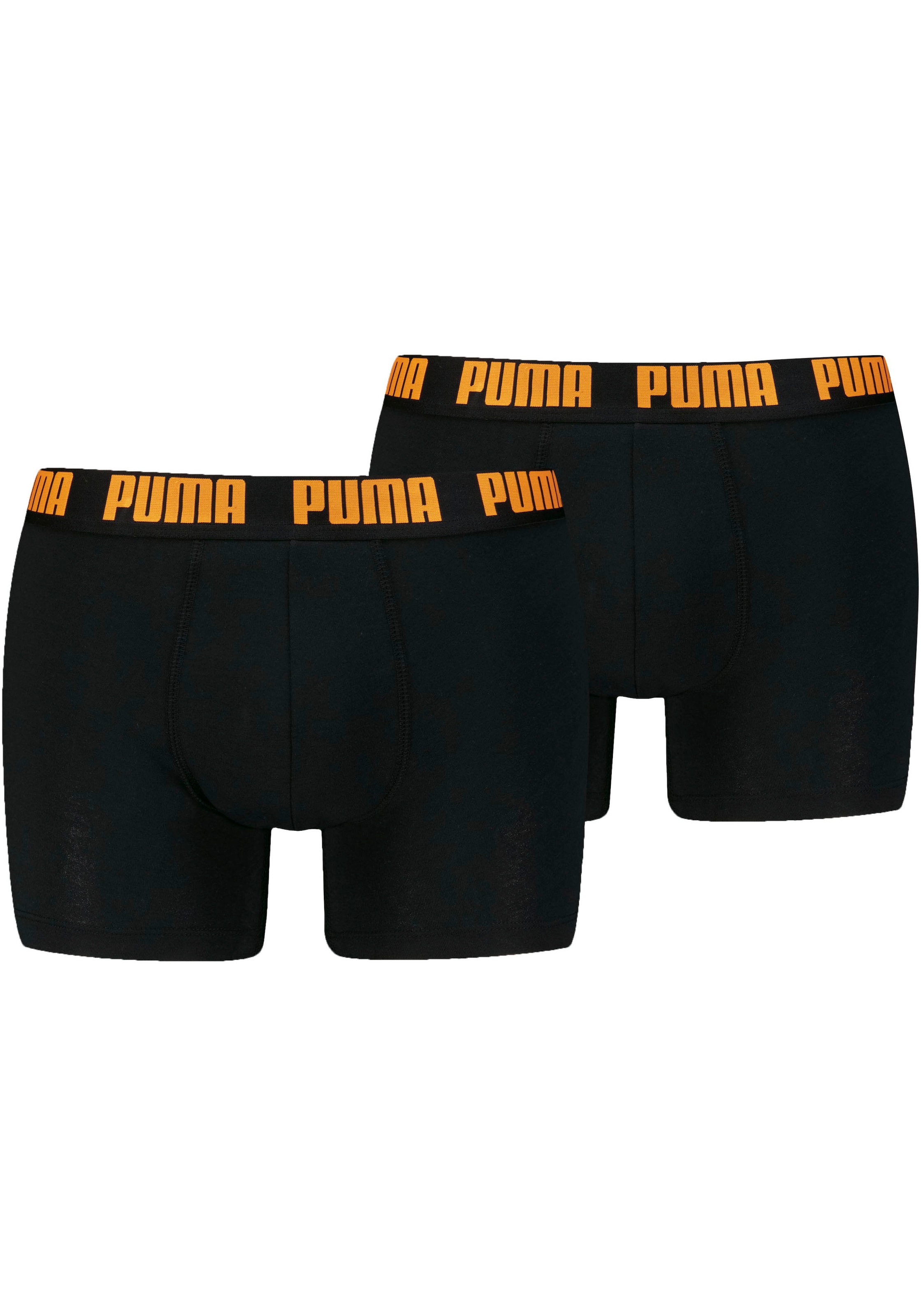 PUMA Boxer »EVERYDAY BASIC«, (2er-Pack), mit Logobund