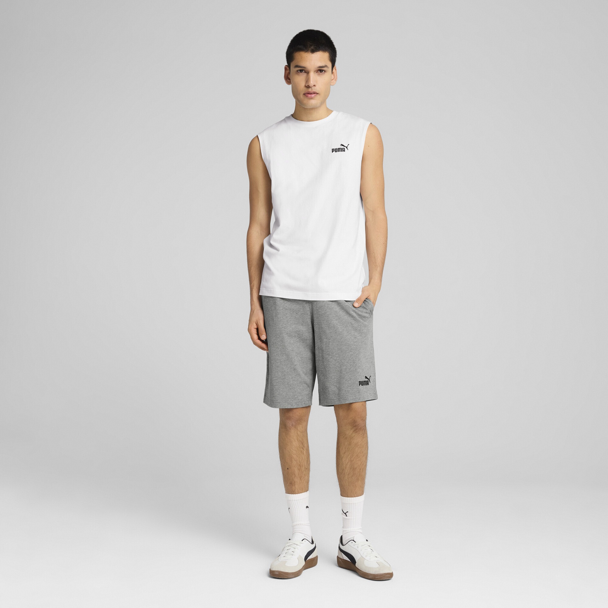 PUMA Sporthose "Essentials No. 1 Logo Jersey 10" Shorts Herren" günstig online kaufen