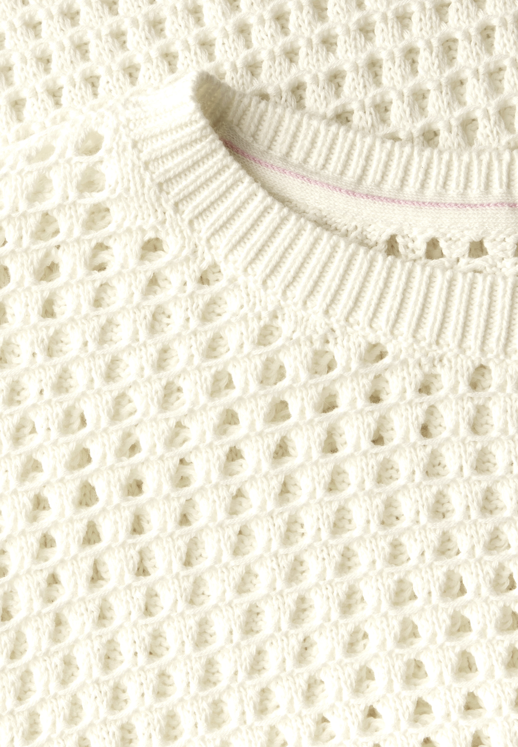 Cecil Strickpullover, in Häkel-Optik