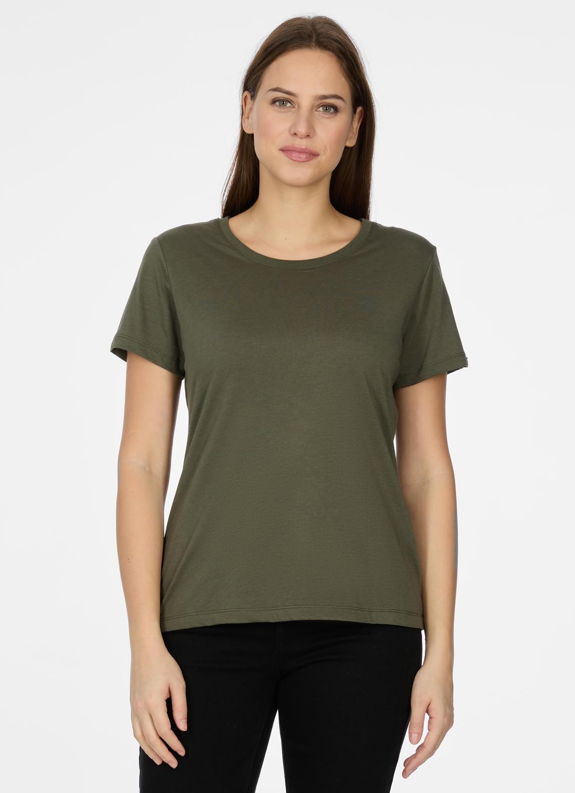 Ragwear "MINTTA" schlichtes T-Shirt mit Rundhals und kleinem Logo auf der Brust