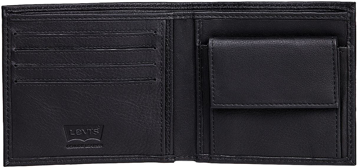 Levi's® Geldbörse »VINTAGE TWO HORSE BIFOLD COIN WALLET« aus Vollnarbenleder Herrenbörse Portemonnaie