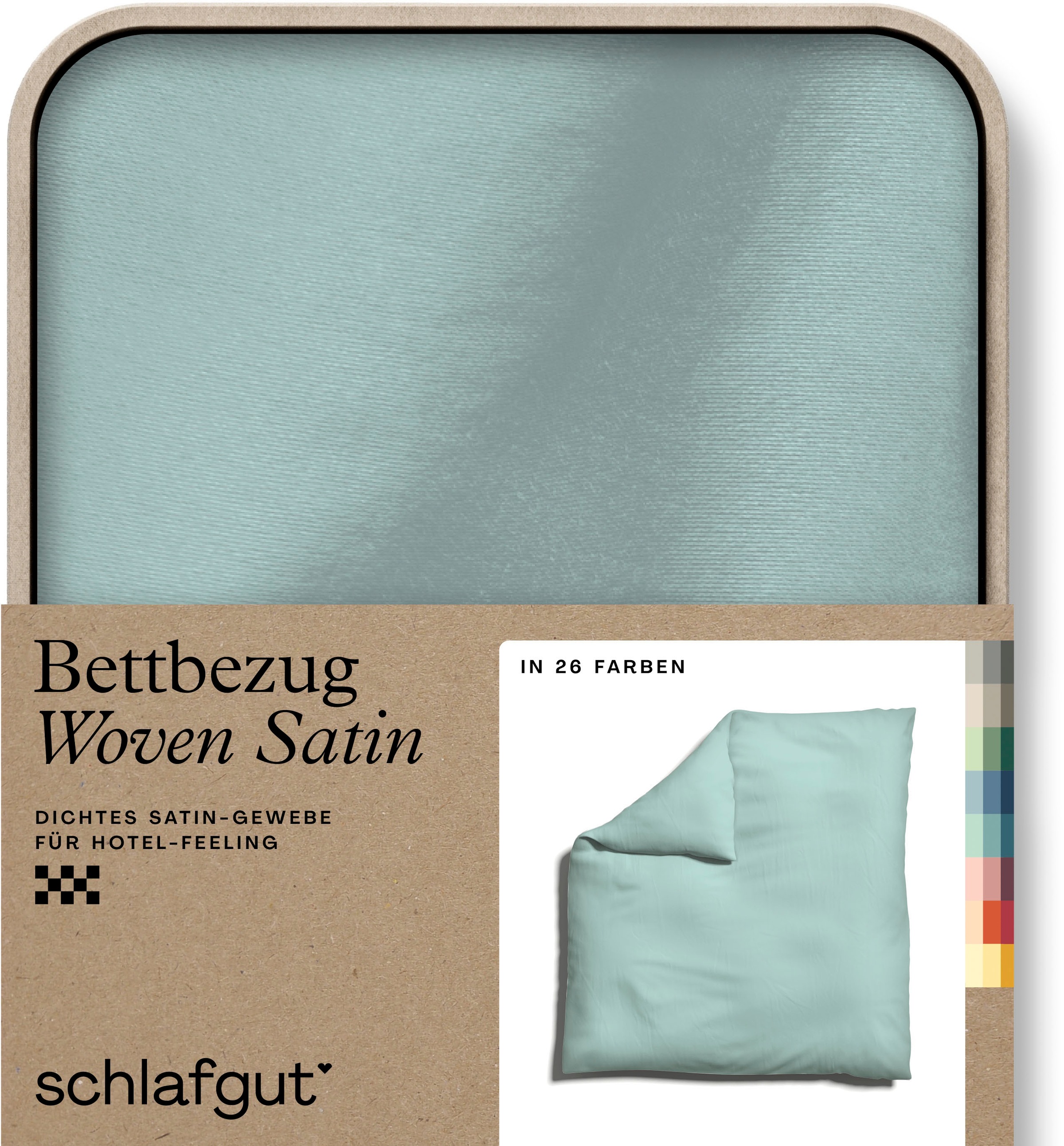 Schlafgut Bettbezug "Woven Satin" besonders dicht gewebt, Mix & Match: pass günstig online kaufen