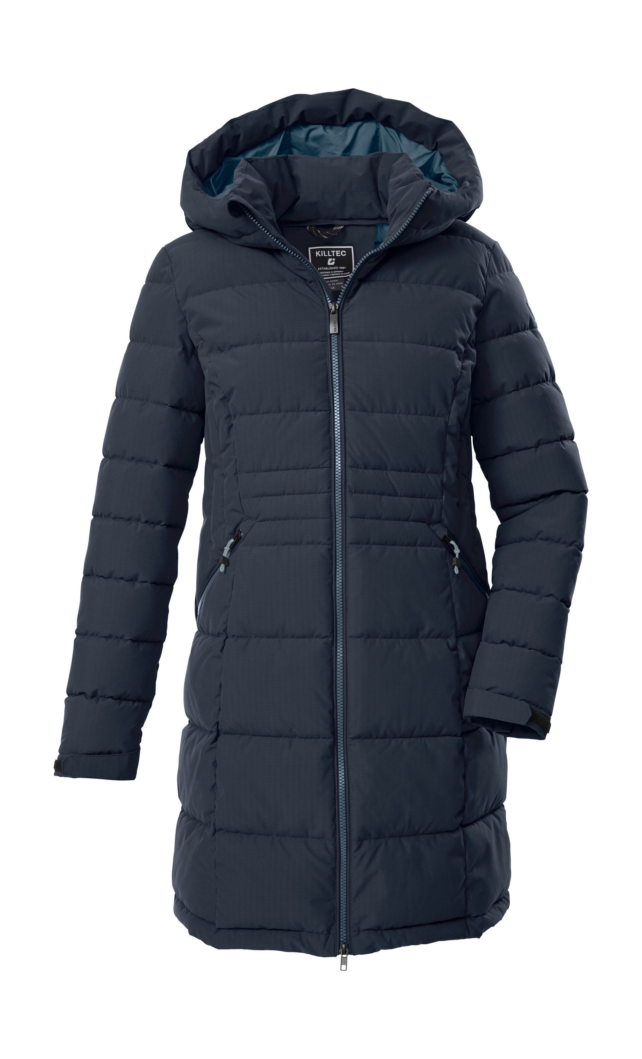 Killtec Steppmantel "KOW 11 WMN QLTD PRK" Wasserabweisender Parka mit verstellbarer Kapuze und Kinnschutz