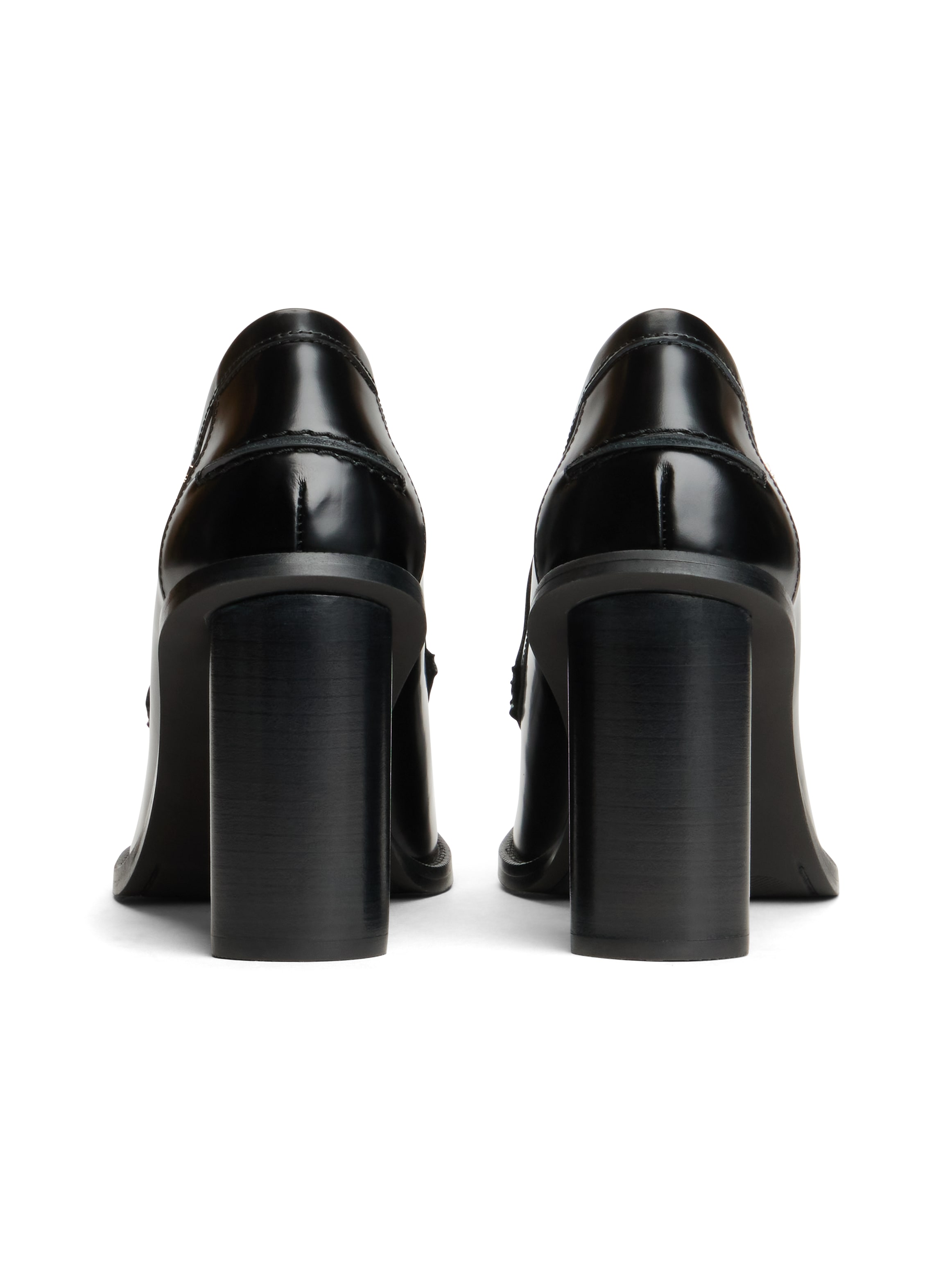 Tommy Hilfiger High-Heel-Pumps »SQUARE TOE HEELED LOAFER«  Blockabsatz, Partypumps mit dezenten Ziernähten