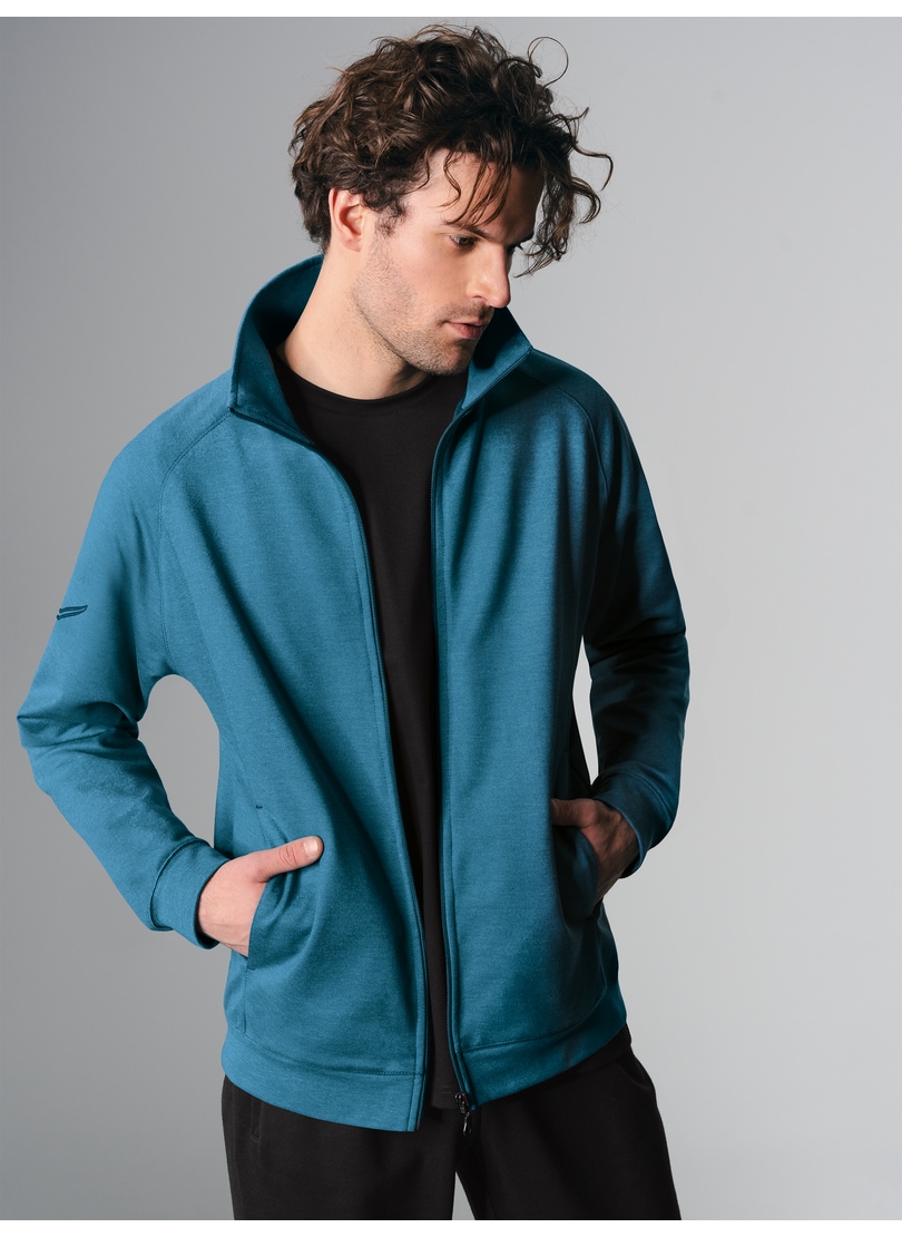 Trigema Sweatjacke "TRIGEMA Raglanjacke aus Sweat-Qualität"