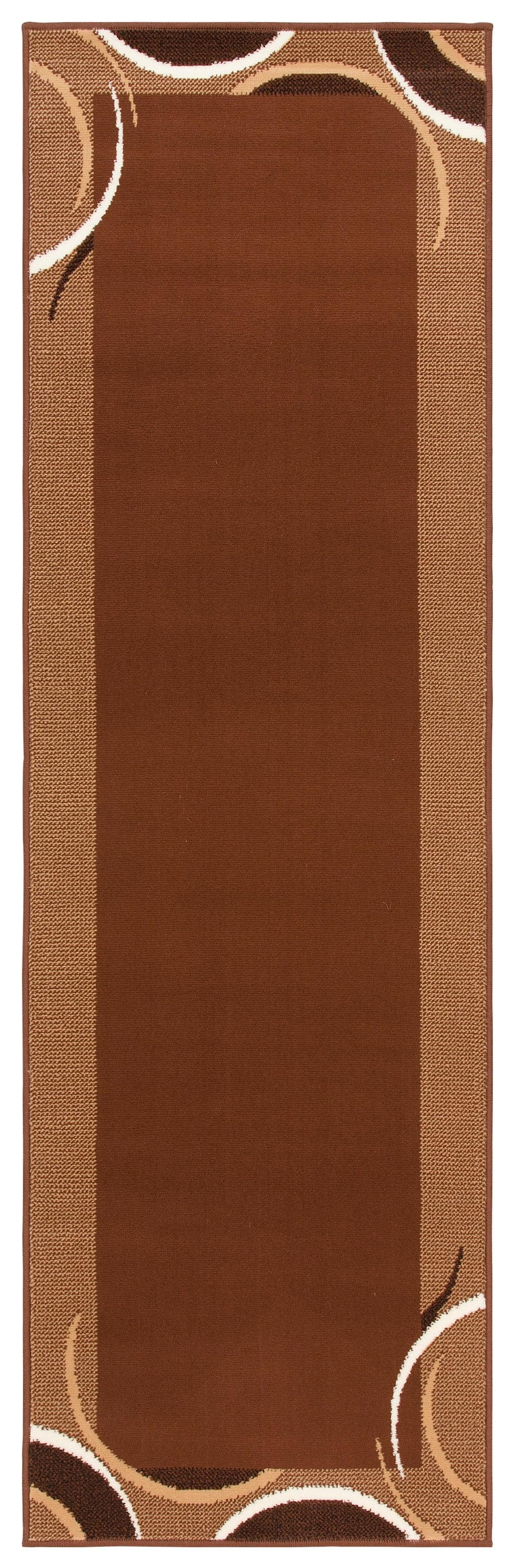 OTTO home Läufer "Noah" rechteckig 7 mm Höhe mit Bordüre, Läufer, Brücke, Kurzflor, verspieltes Design, elegant