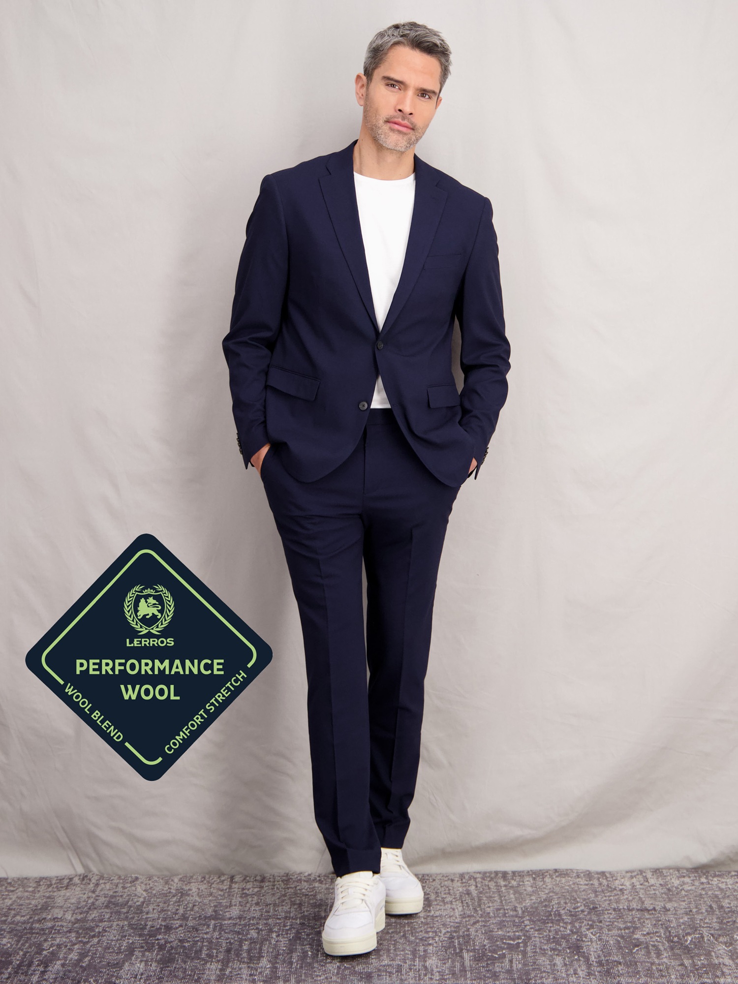 LERROS Baukastenhose "Anzughose in Kurzgrößen mit Stretchanteil, gerade ges günstig online kaufen