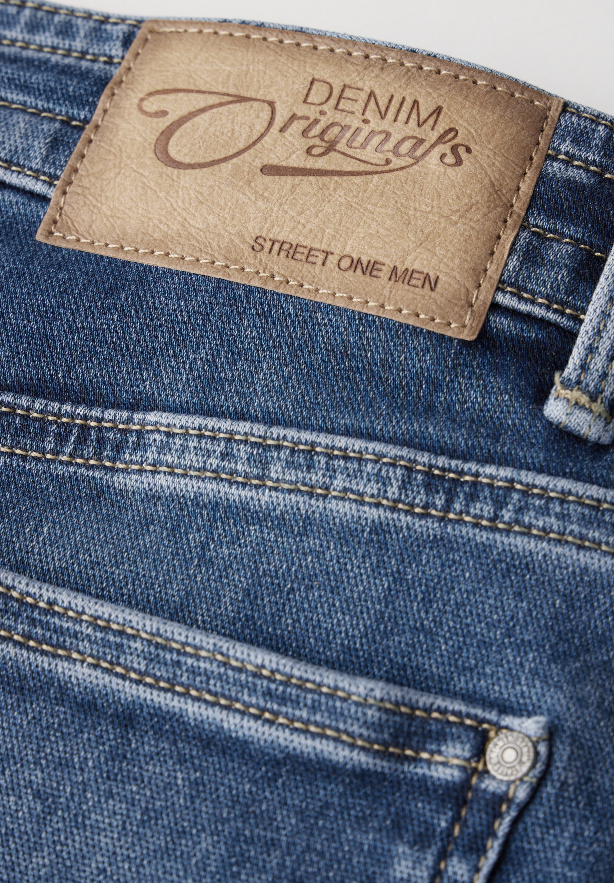 STREET ONE MEN Comfort-fit-Jeans, 5-Pocket-Style