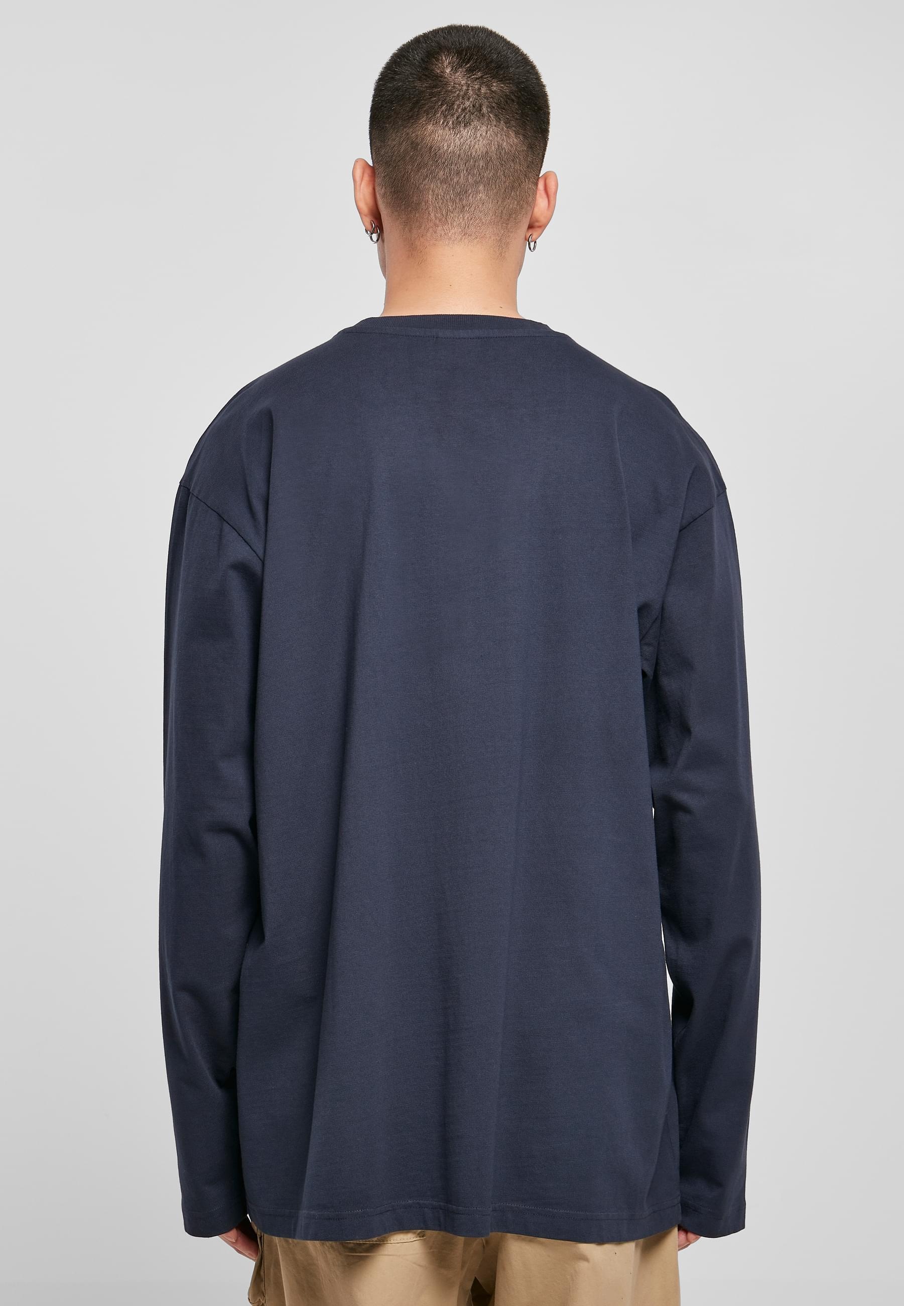 URBAN CLASSICS T-Shirt »Urban Classics Herren Heavy Oversized Garment Dye Longsleeve«, (1 tlg.)