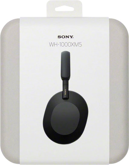 Sony Bluetooth-Kopfhörer »WH1000XM5 kabellos«, A2DP Bluetooth-AVRCP Bluetooth-HFP-HSP-Bluetooth, Multi-Point-Verbindung-Sprachsteuerung-Rauschunterdrückung-Noise-Cancelling-Freisprechfunktion-Hi-Res